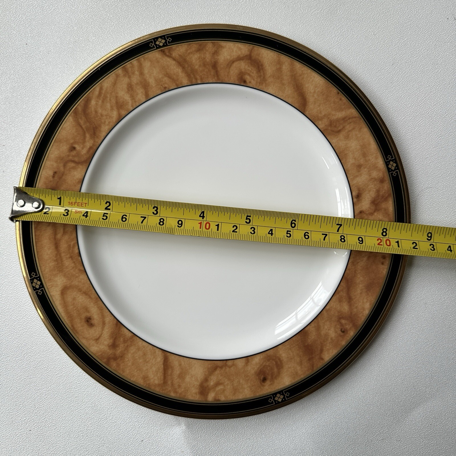 NORITAKE Cabot SALAD Plates 8.5″ Fine Bone China JAPAN MINT Set Of 6