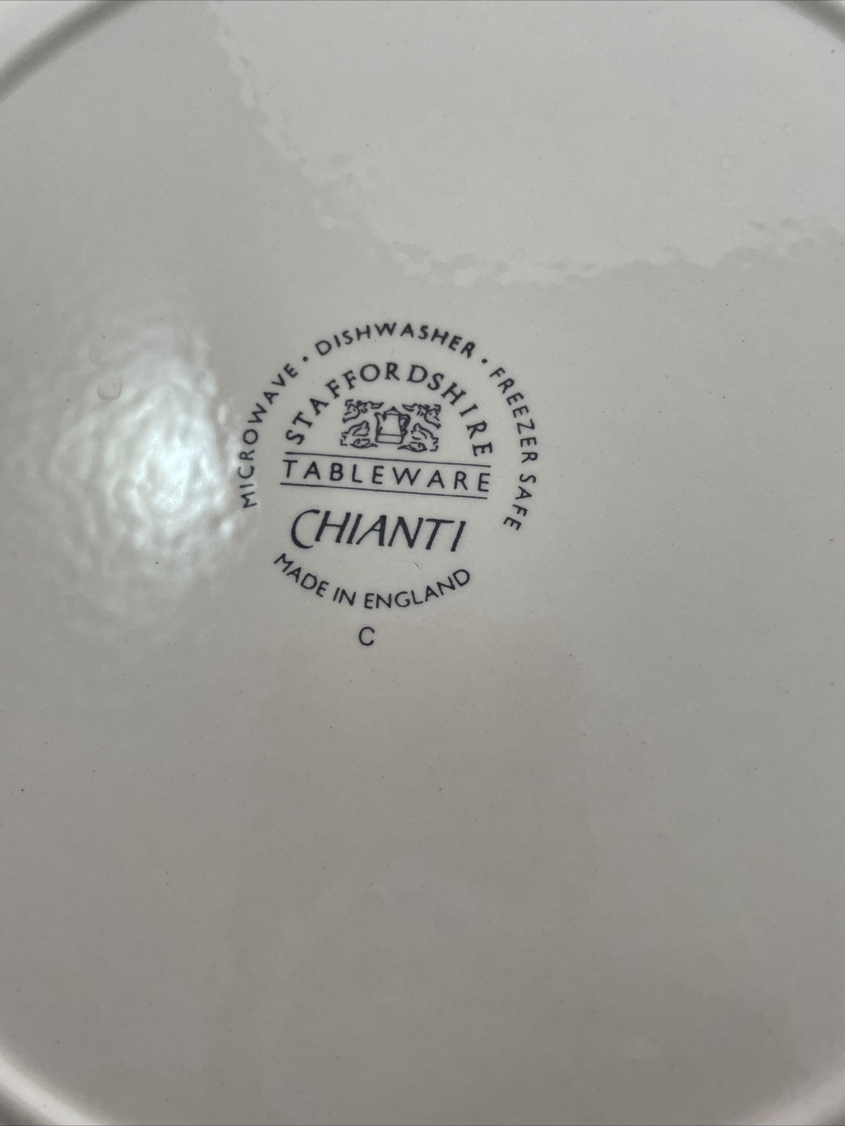 STAFFORDSHIRE TABLEWARE CHIANTI DINNER PLATE SET OF 2 – ENGLAND 8 1/2″