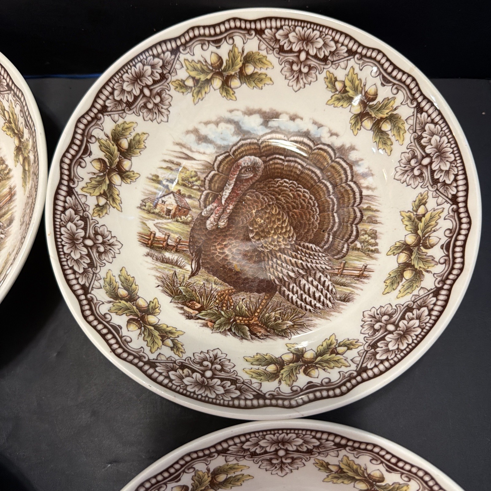 Turkey Royal Stafford Harvest Bowls 6 Brand New With Labels