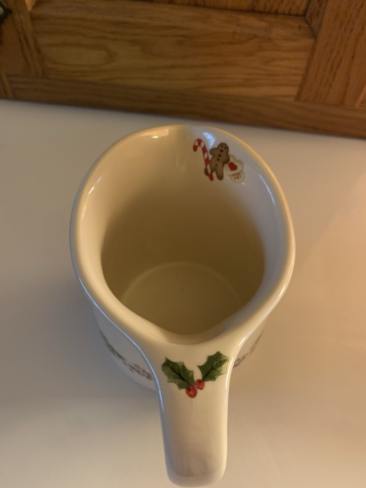 Pfaltzgraff Sugar Plum Holiday Pattern Stoneware Pitcher Creamer
