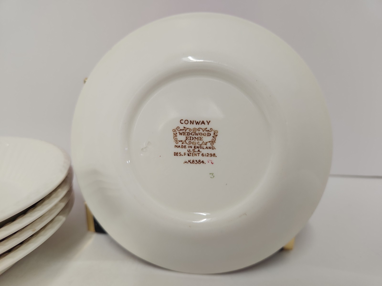 Wedgwood Edme Conway 5 1/4 inch Fruit Dessert Bowls (Lot of 6)