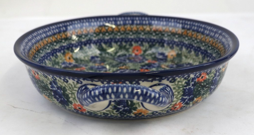 Polish Pottery UNIKAT 1757 Teresa 2007 Ultimate 8×2 Floral Handmade