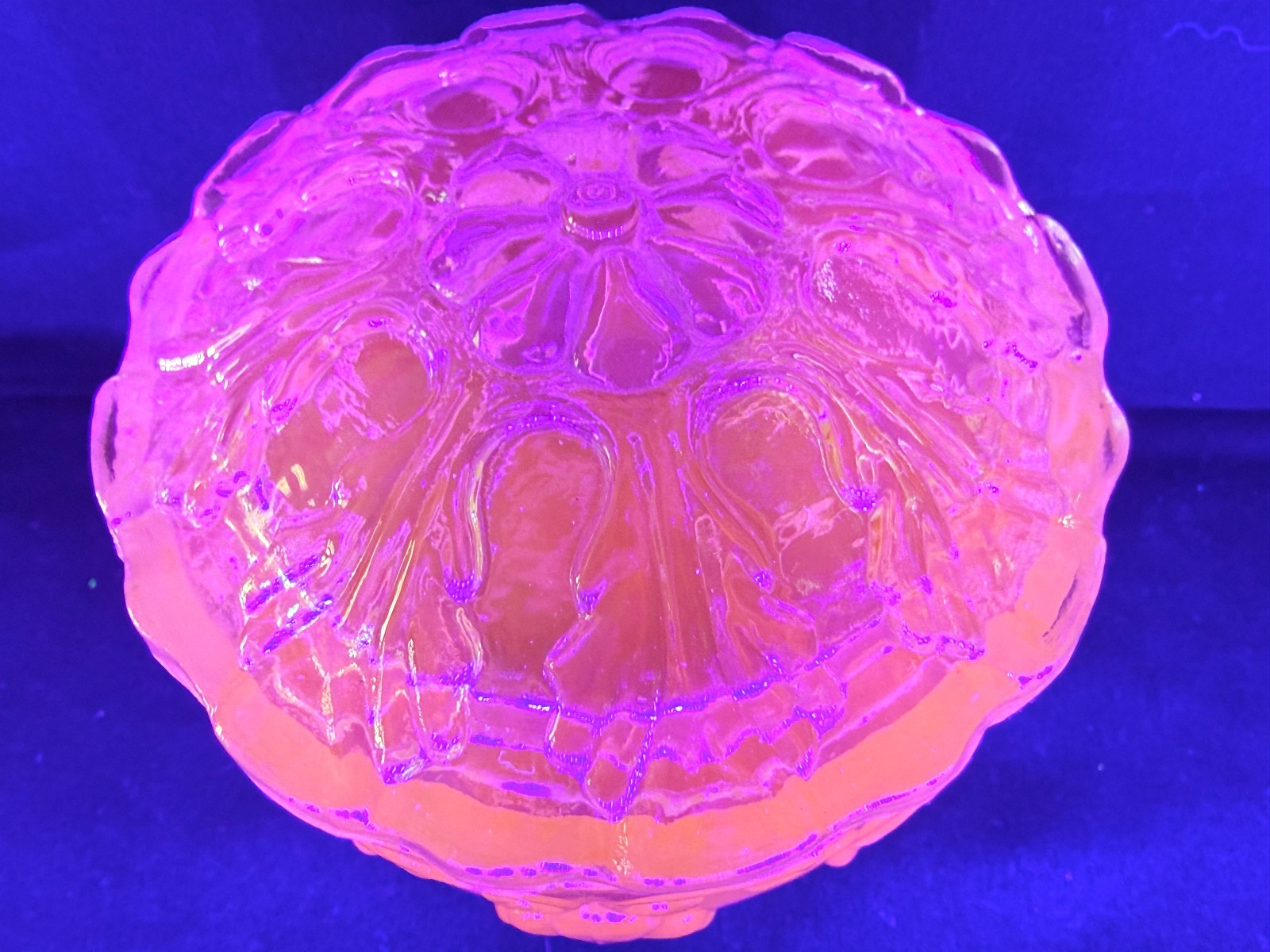 Teal Green Vaseline Uranium glass covered candy dish coffee sugar jar powder box