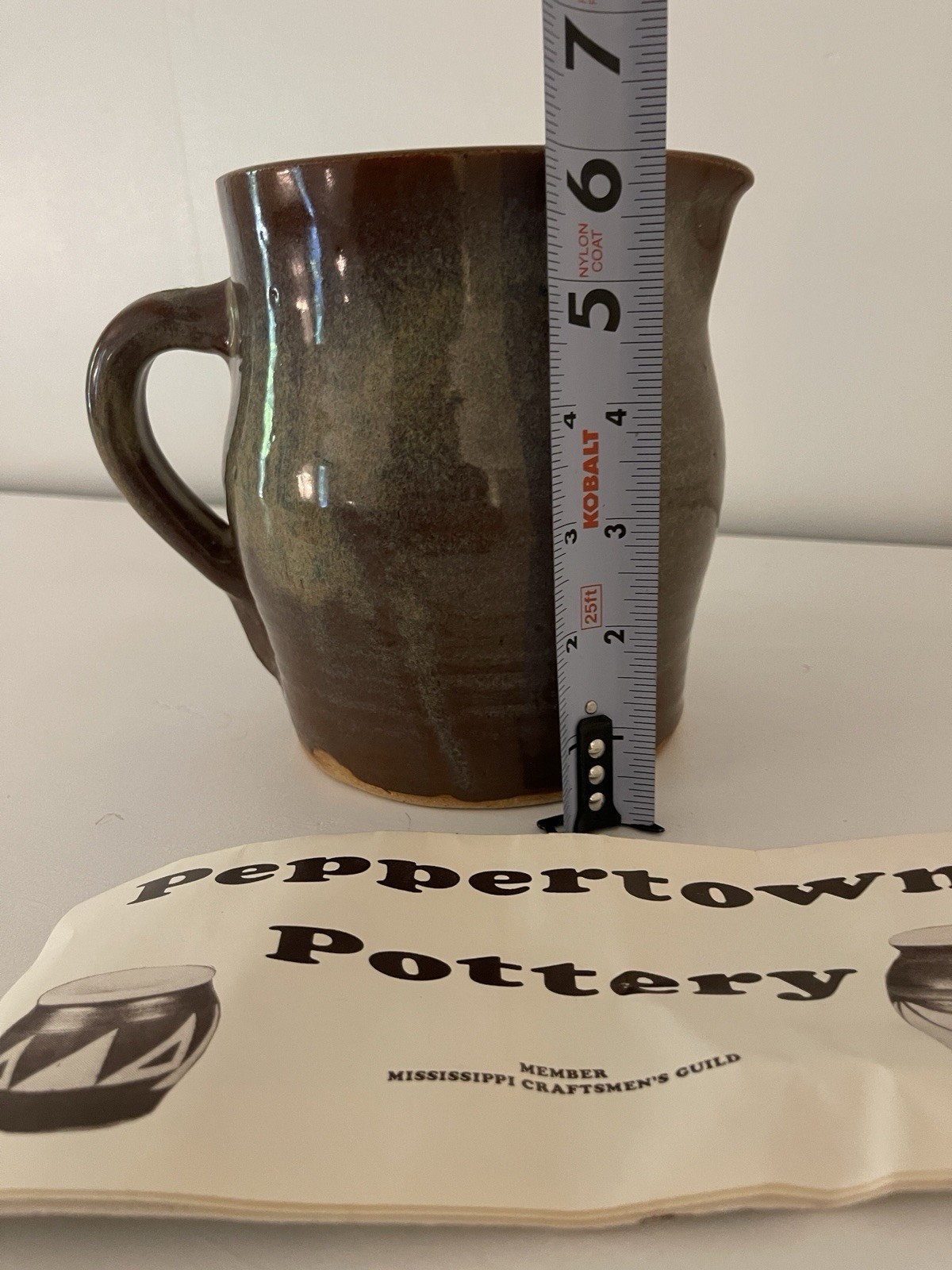 Vintage Creamer Pitcher from Peppertown Pottery! Mint! Rare