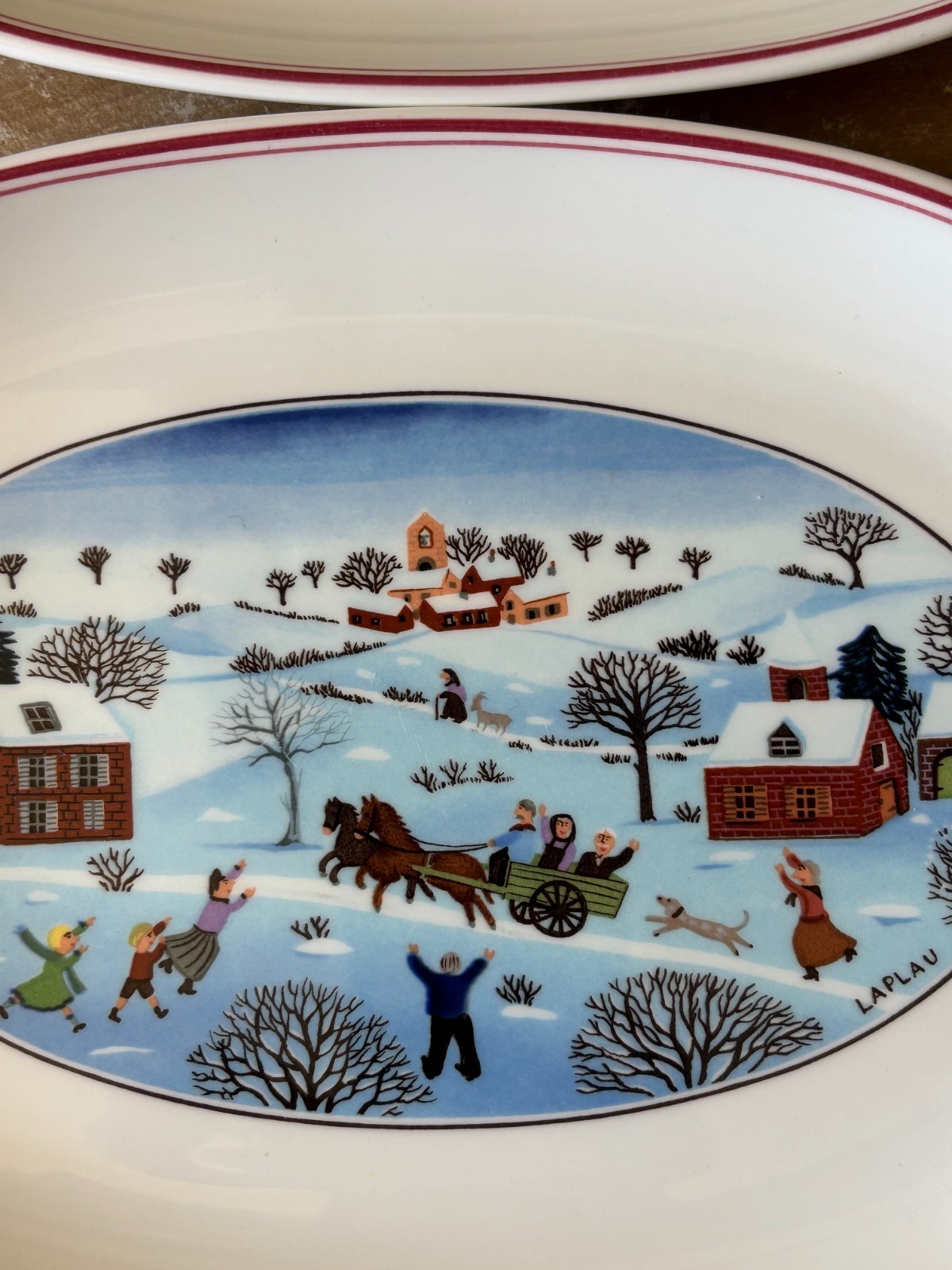 Villeroy & Boch Design Naif Christmas Set of 2 Pickle Trays