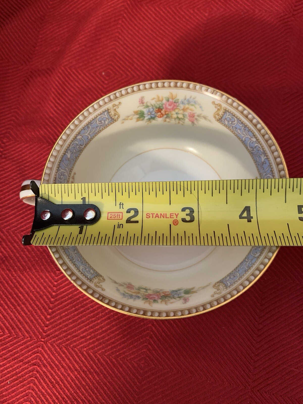 Noritake Troyon Cream Soup Bowls in Bone China Floral w/Gold Trim Quantity Avail