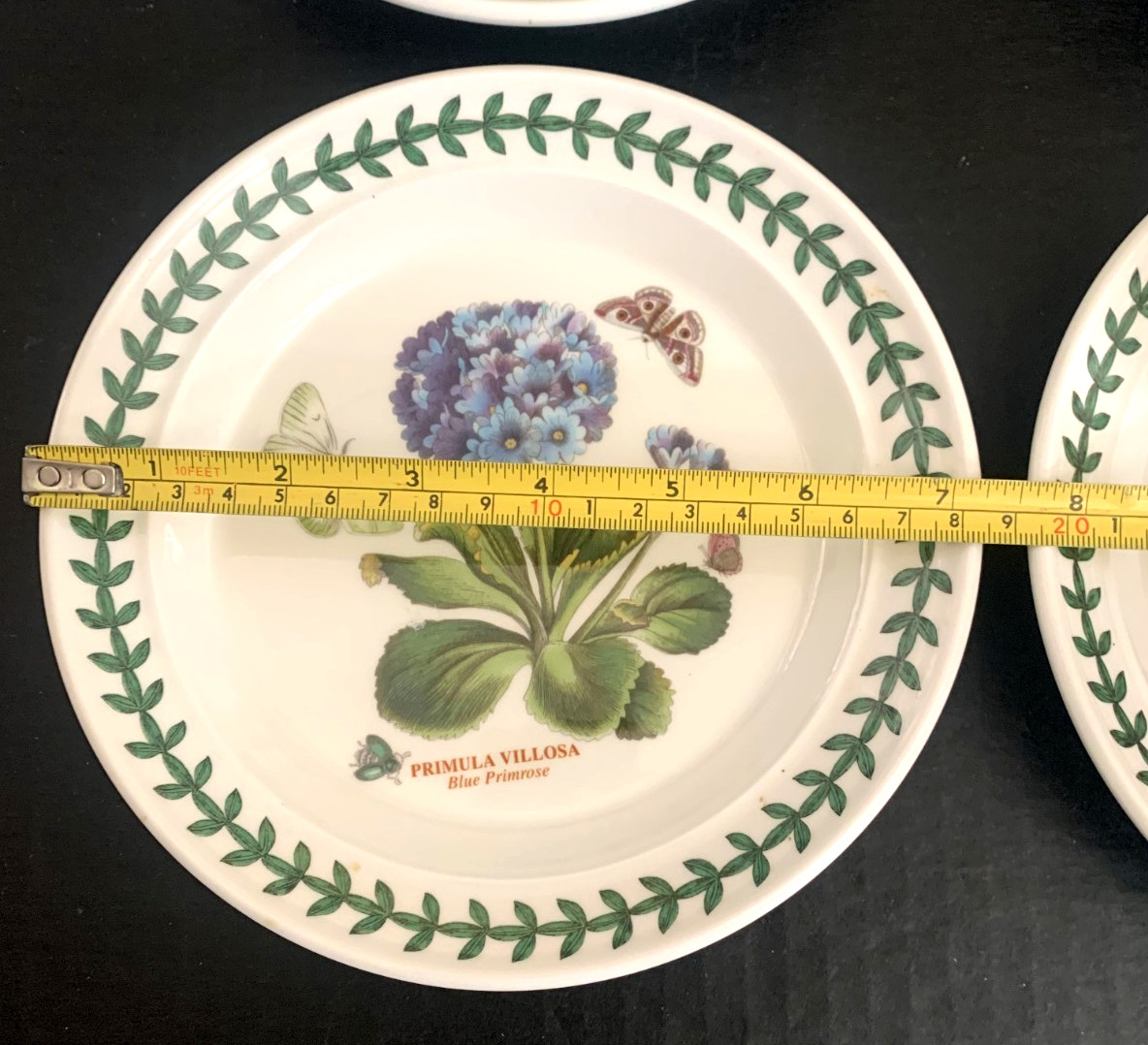 Portmeirion Botanic Garden 7.25″ Bread & Butter Dessert Plates Mix Set 4