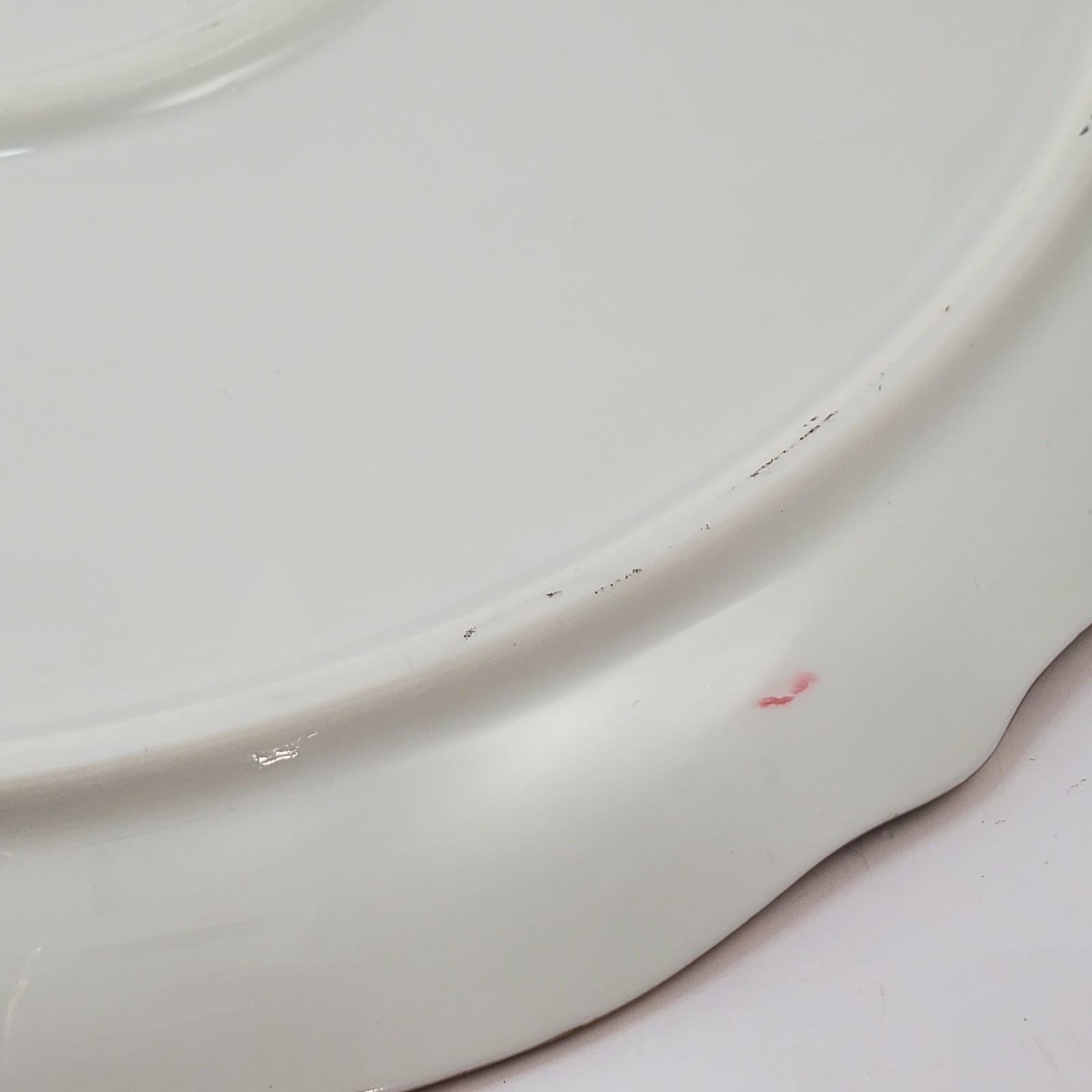 Reichenbach ECHT KOBALT GDR 24K Gilt Round Serving Platter 11.5″