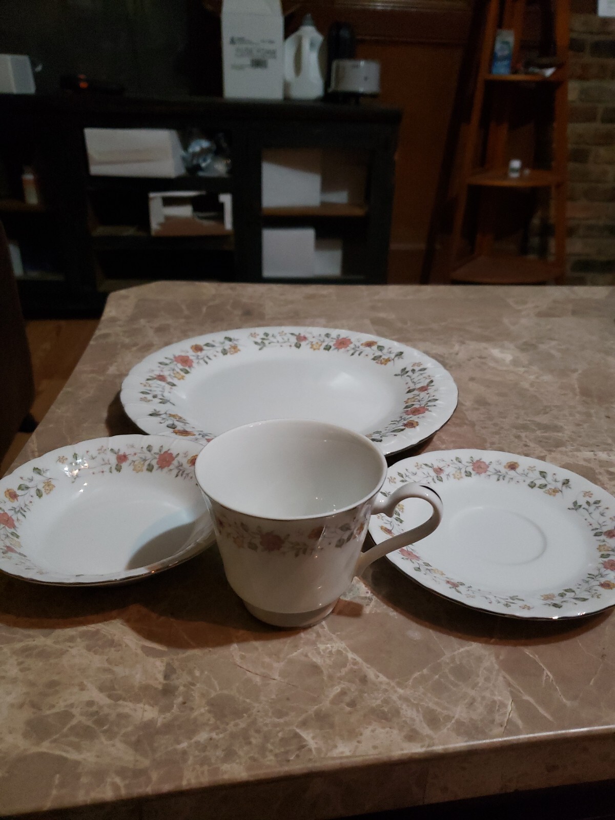 Sheffield Blue Whisper 4 Piece Place Setting