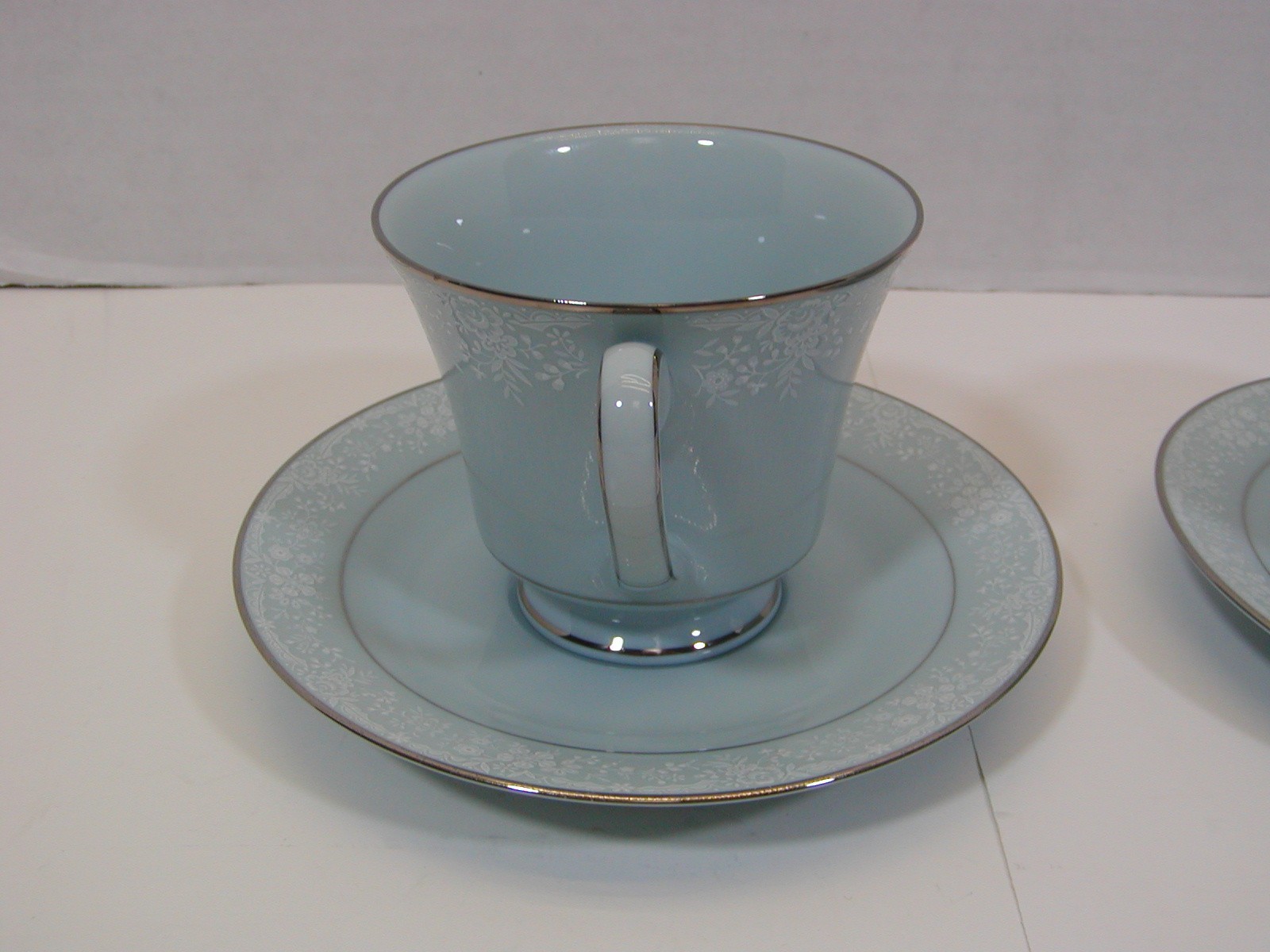 2 VINTAGE NORITAKE FIDELITY CUP & SAUCER SETS 8003 W81