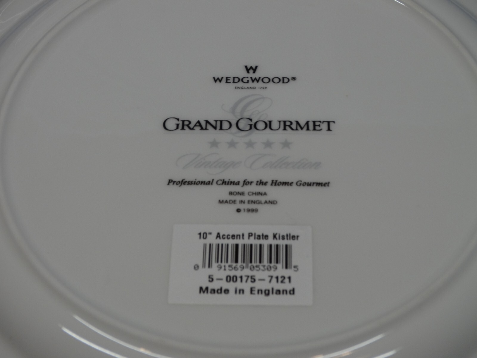 4 Wedgwood Grand Gourmet Vintage Collection Wine Theme 10″ Dinner Plates EUC
