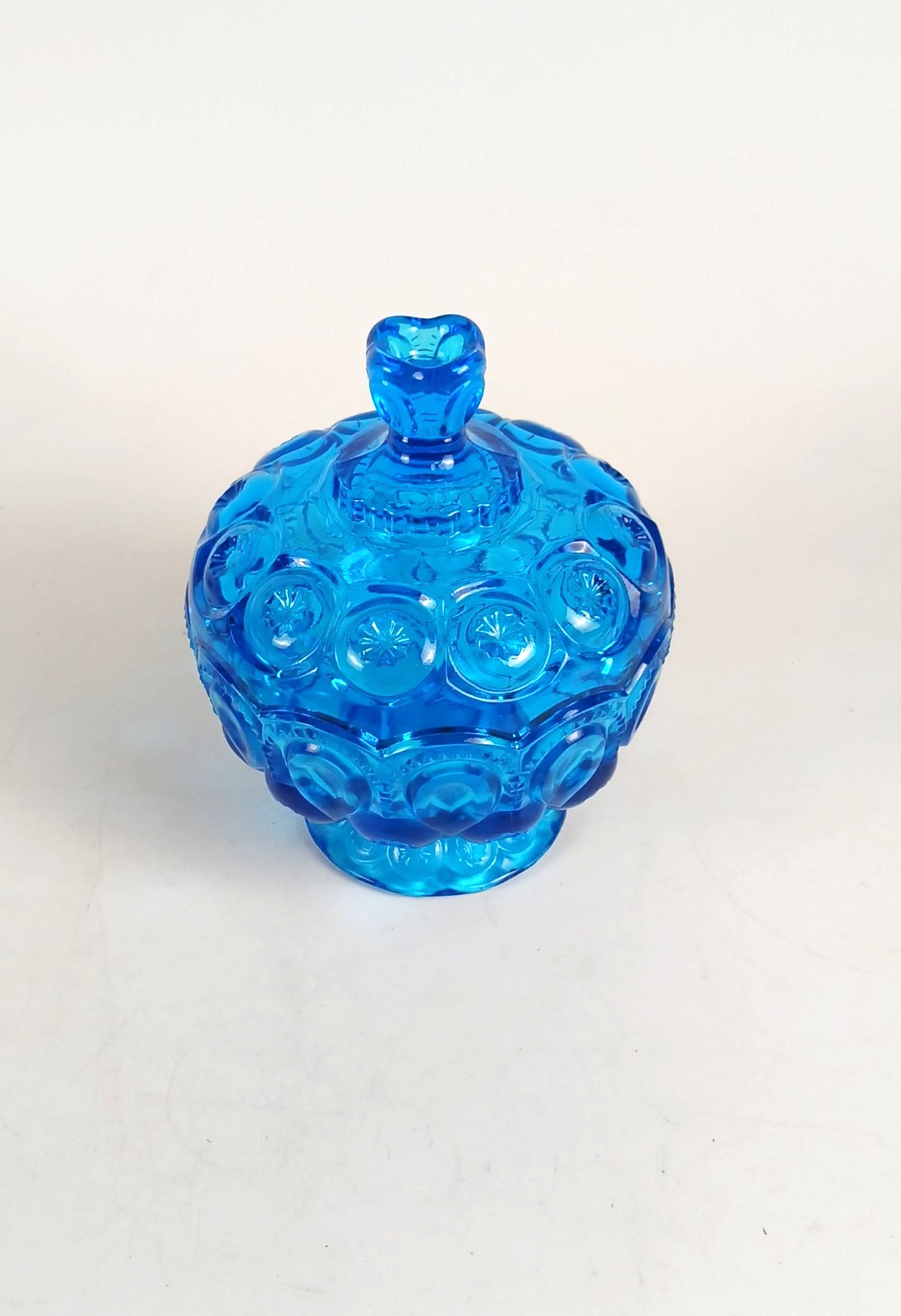 Blue Transparent Candy & Nut Dish