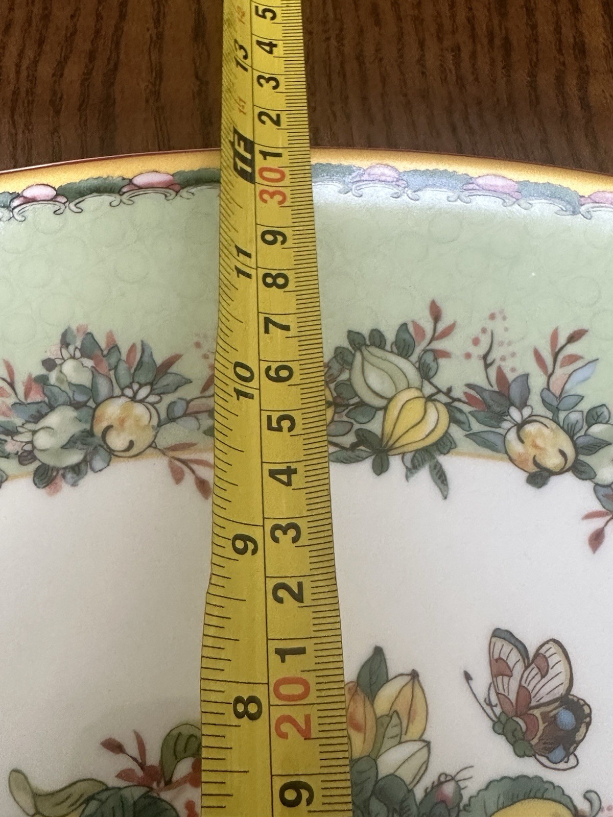 Williams Sonoma Botanical Wreath / Famille Rose style 18″ Oval Serving Platter