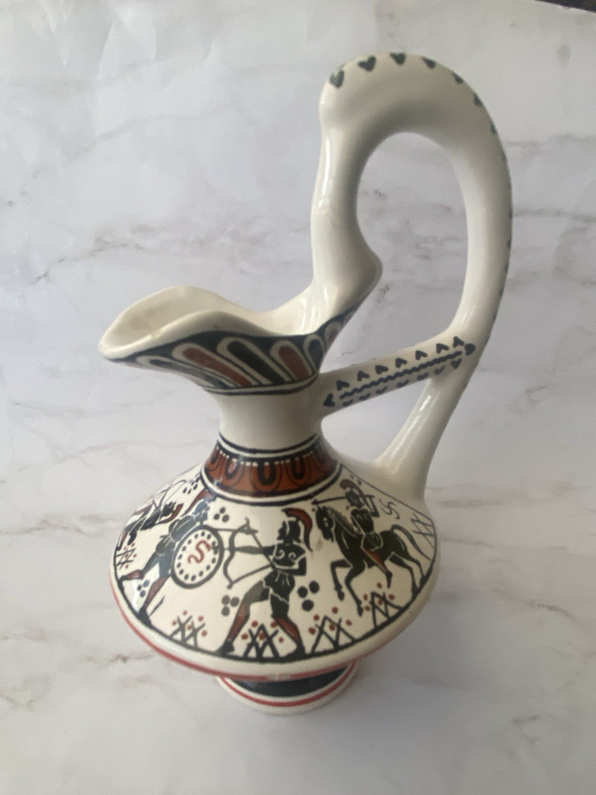 D. Vassilopoulos Greek Warriors Ceramic Urn Licensed Reproduction Greece