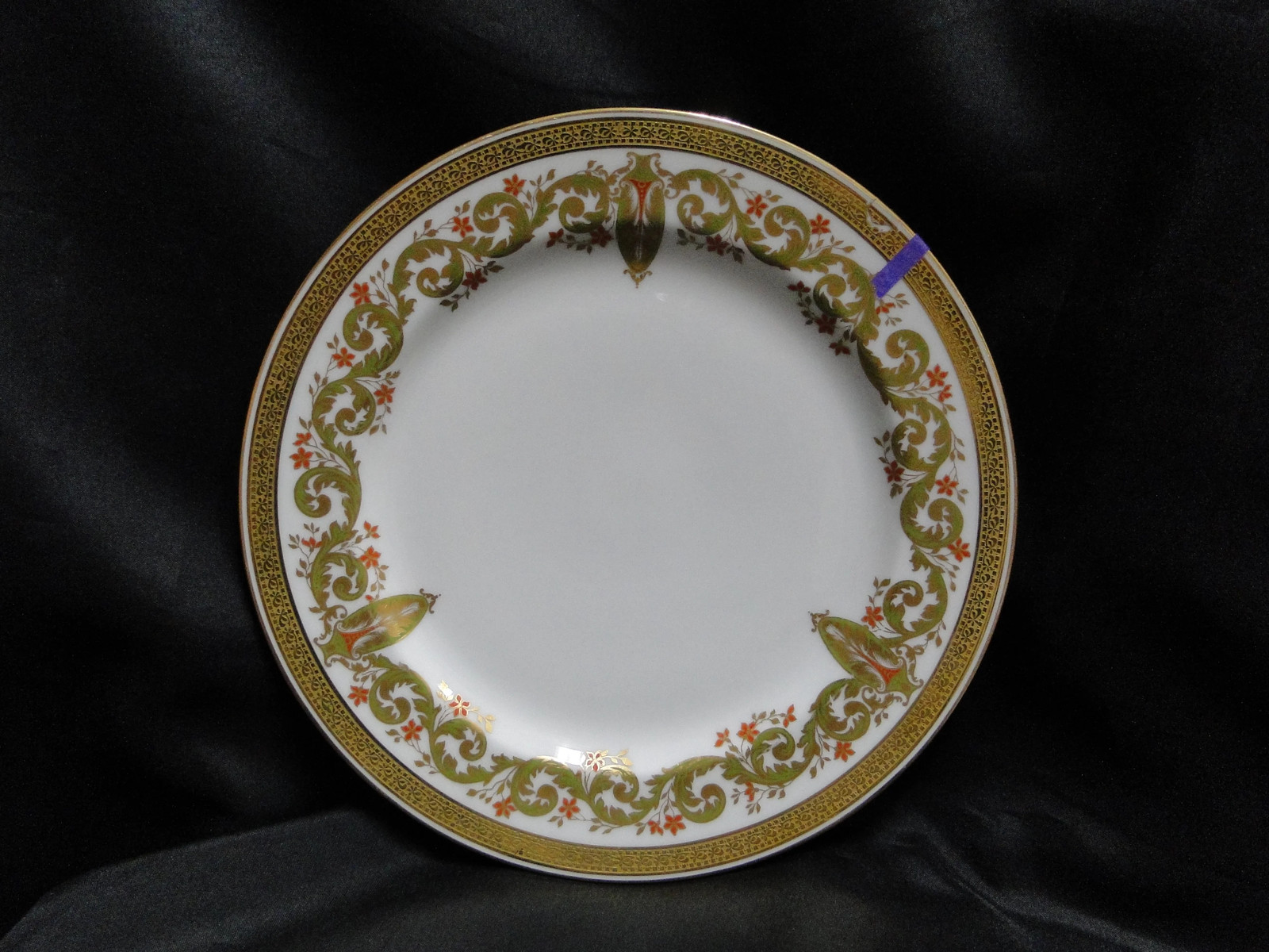 Haviland (Limoges) H1825, Gold Encrusted: Dinner Plate (s), 9 5/8″, As Is