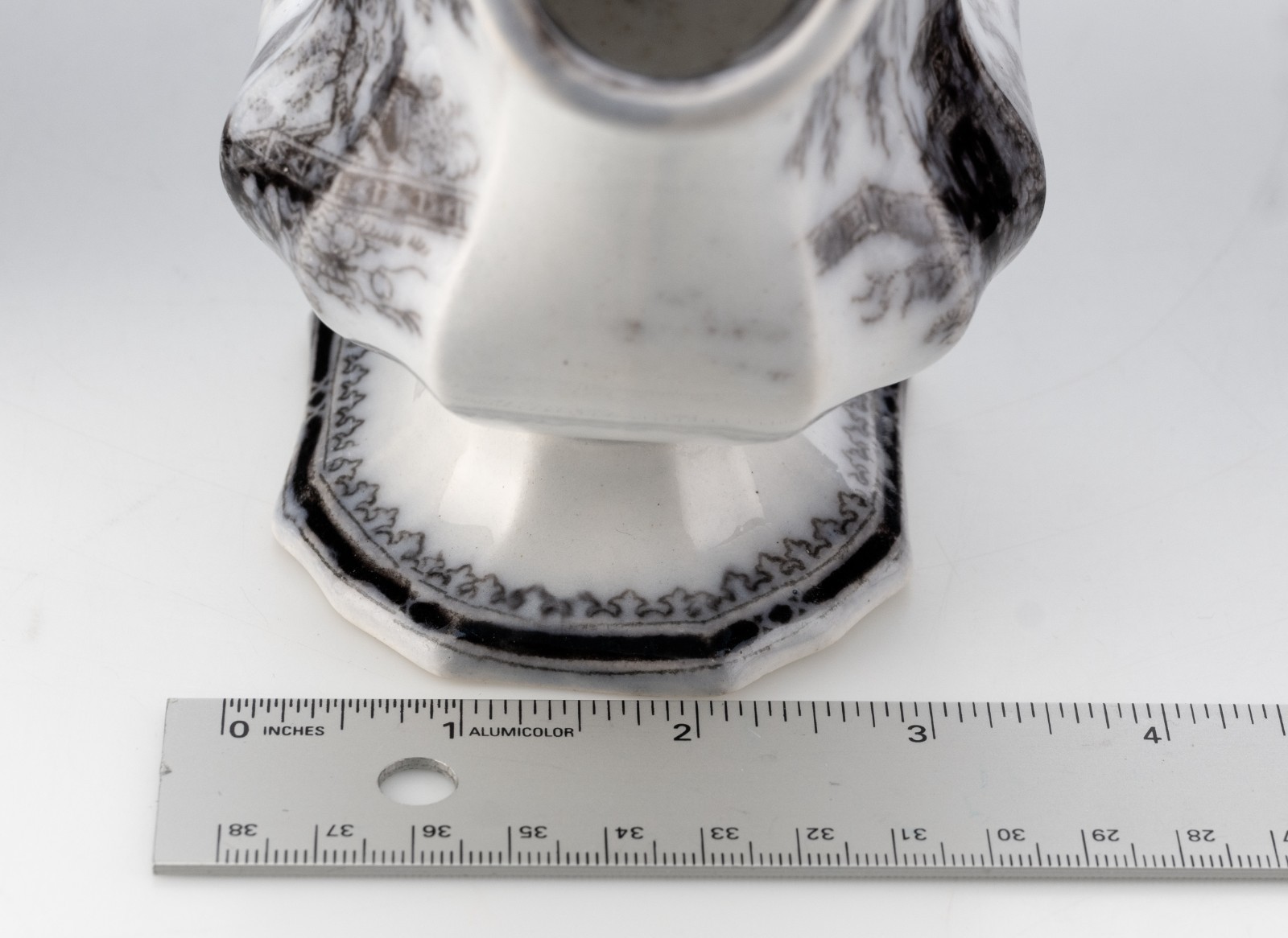 Mid 1800’s W. Adams & Son Staffordshire Ironstone Creamer Jeddo Mulberry 7×5″