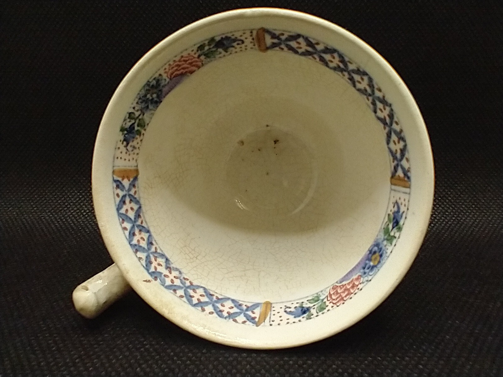 Booths Antique Tea Cup & Saucer Nankin 1445 Floral Pattern England Silicon China
