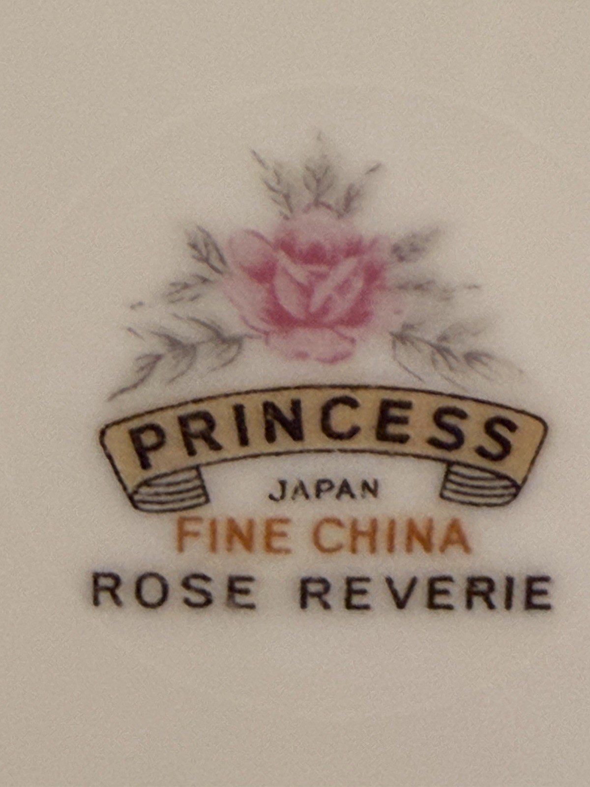 Princess Rose Reverie Soup Bowl Pink Floral Vintage Japan