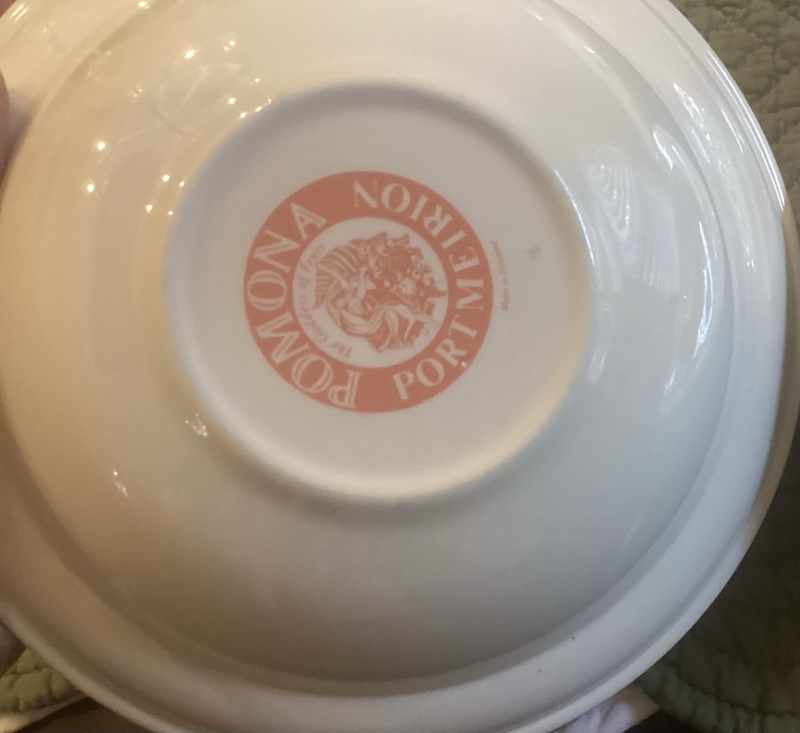 Portmeirion Pomona Rimmed Soup Bowls – Set Of 6