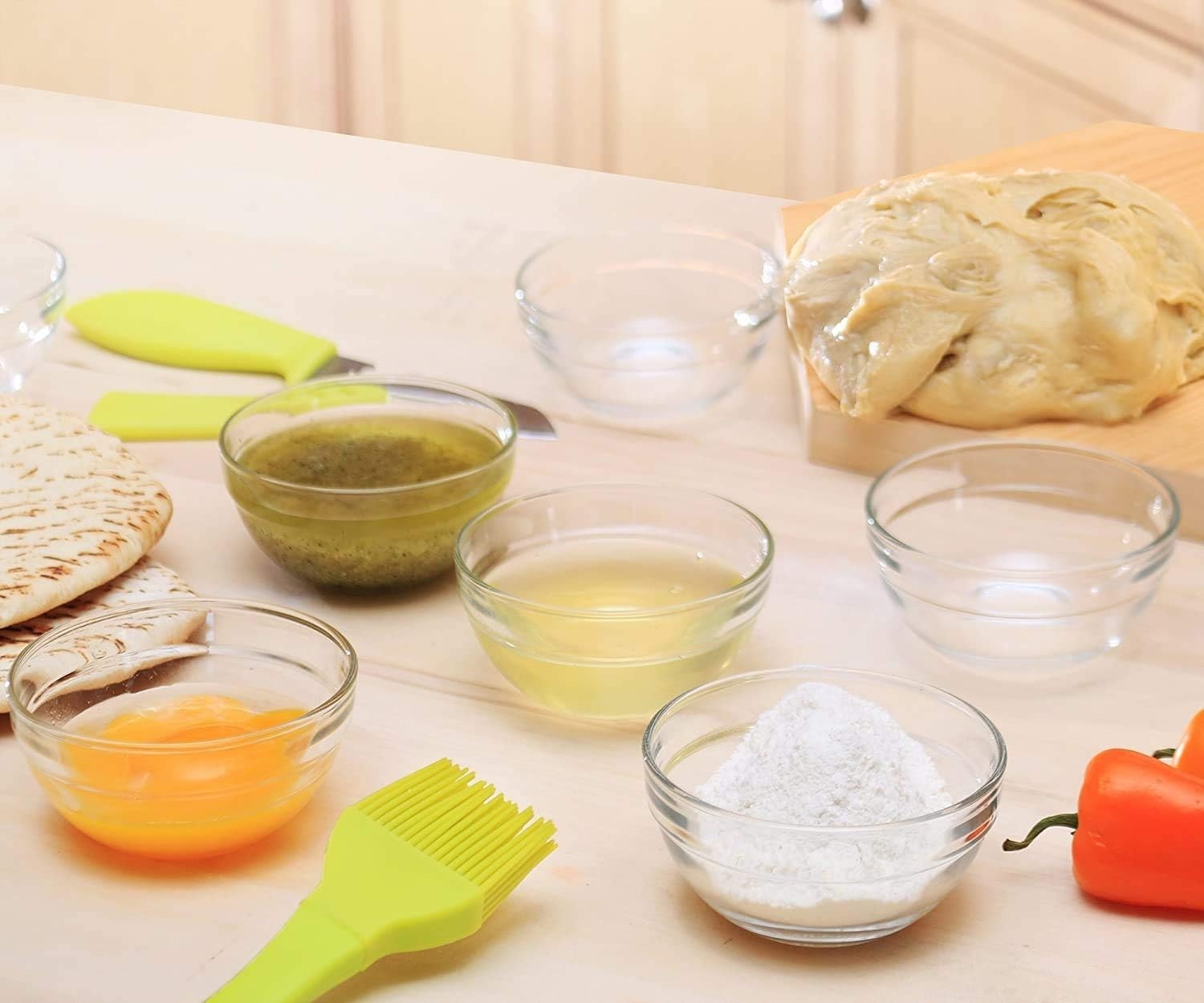 Elegant 3.5” Clear Glass Bowls – Multi-Purpose Prep Bowls for Every Occasion