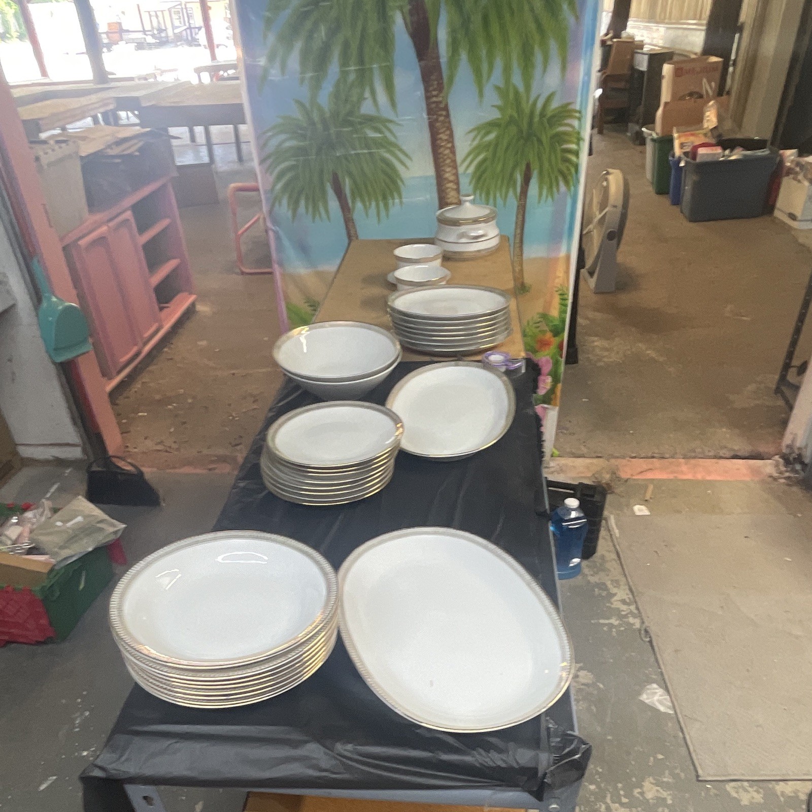 Mitterteich dish set. Very good shape. Never been used. 32 pieces total.