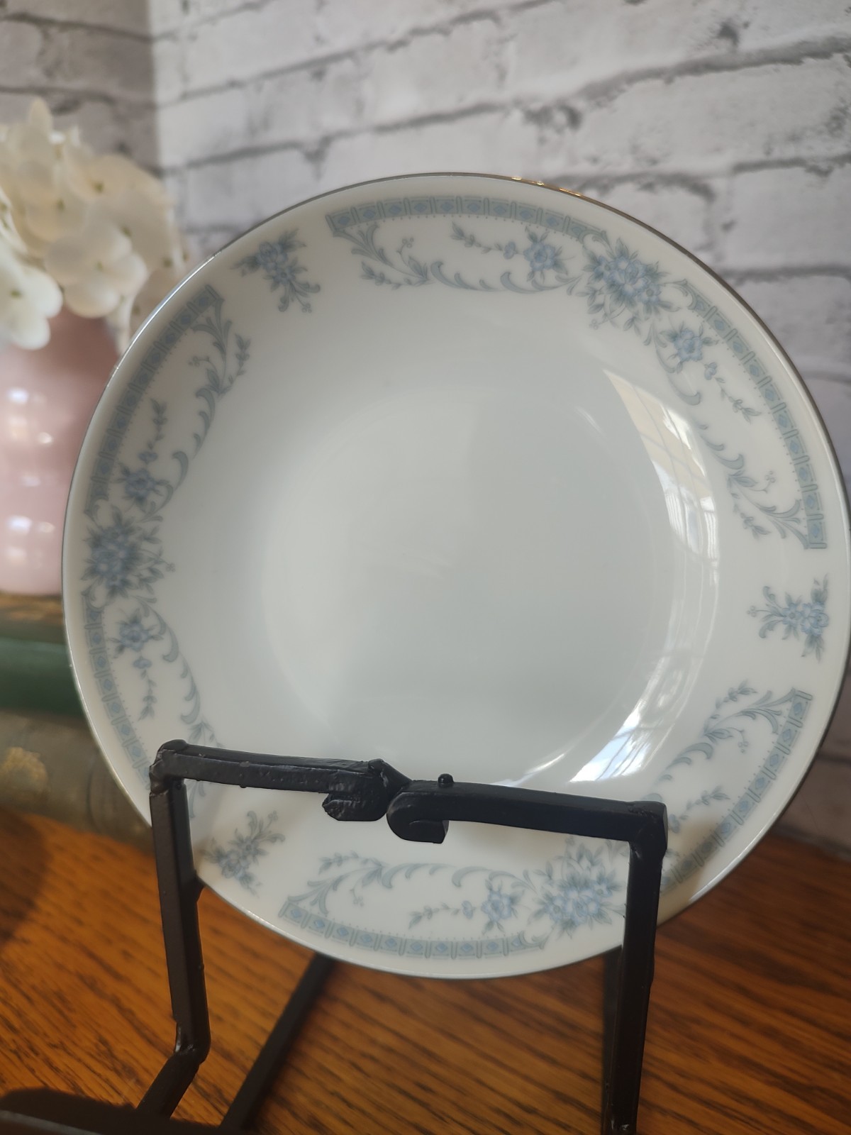 Set Of 3 Sheffield Porcelain Fine China BLUE WHISPER 5-1/2″ Bowls