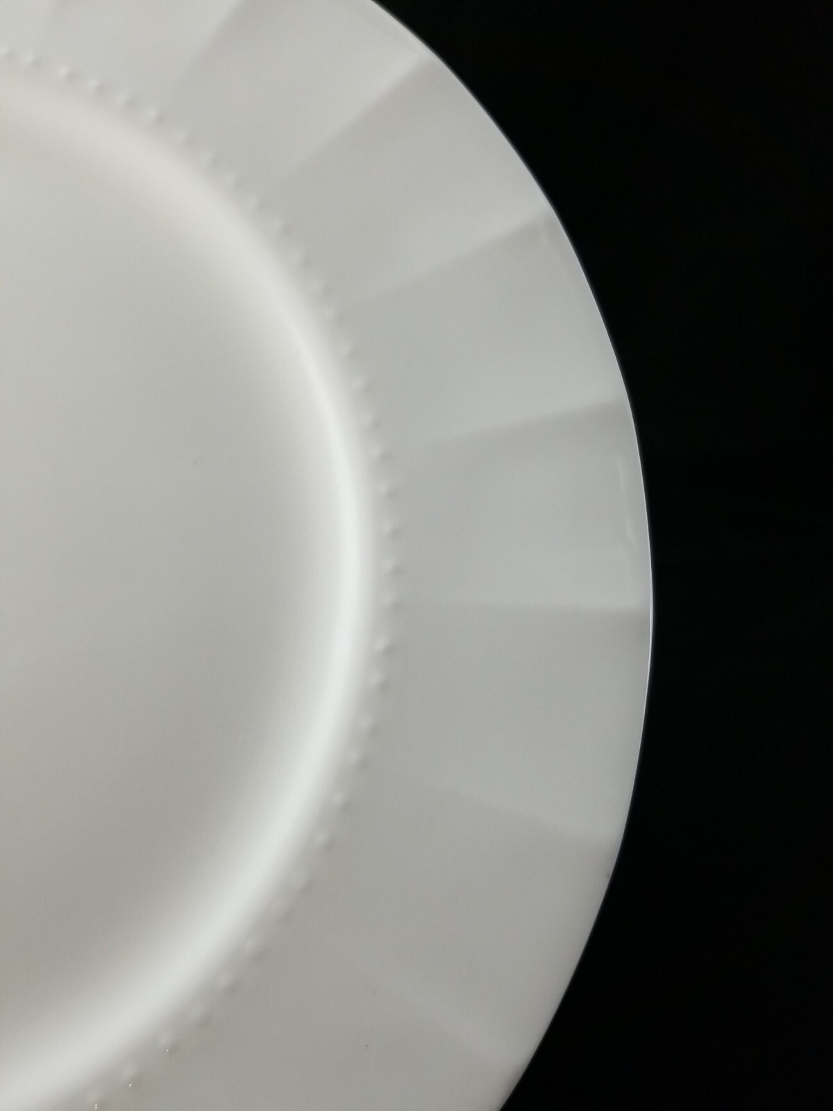Godinger Elegant Dining White Bone China Salad Plates 8 1/8″ Dia. Set of 2