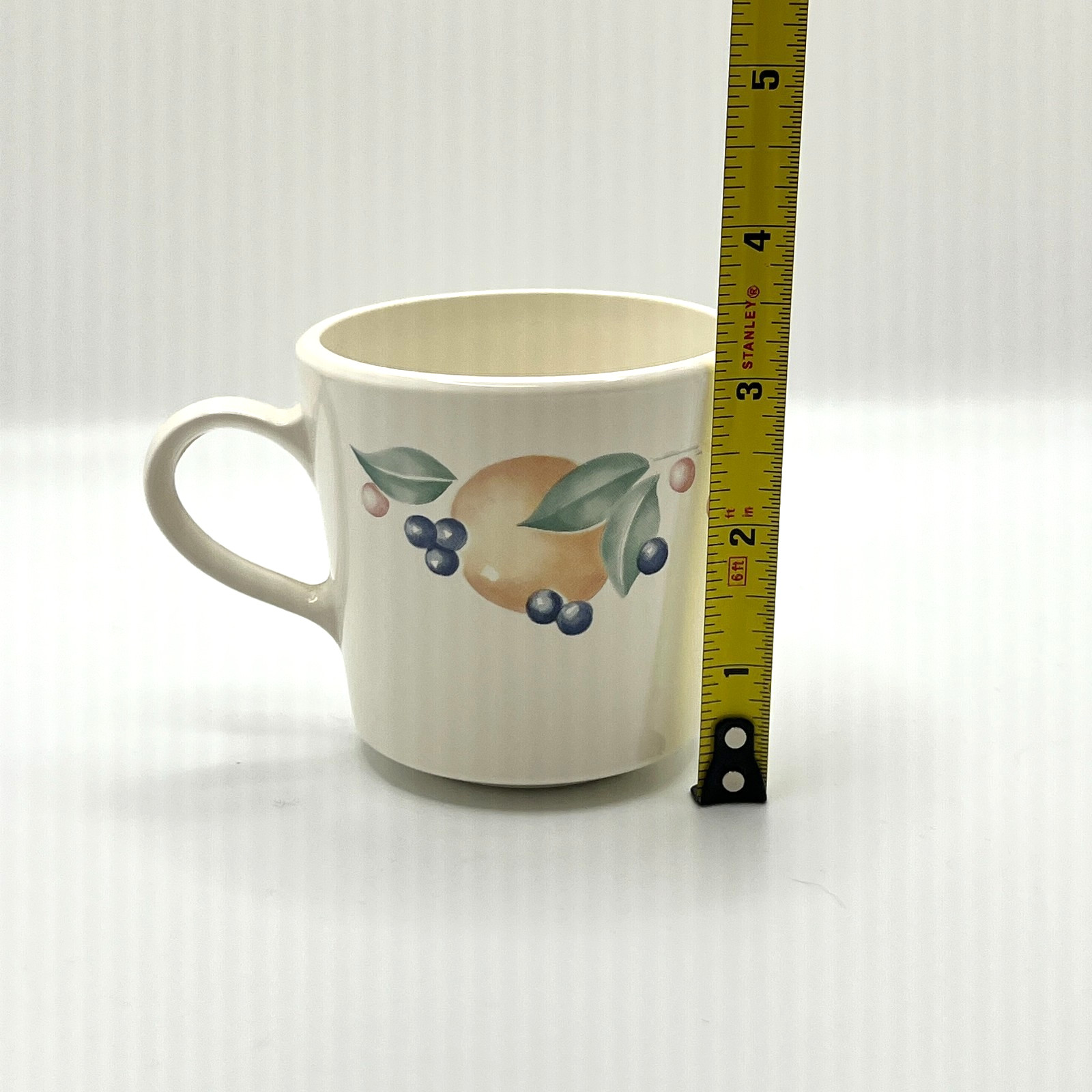 Corning Ware Abundance Coffee Mug Peach & Blueberries Replacement