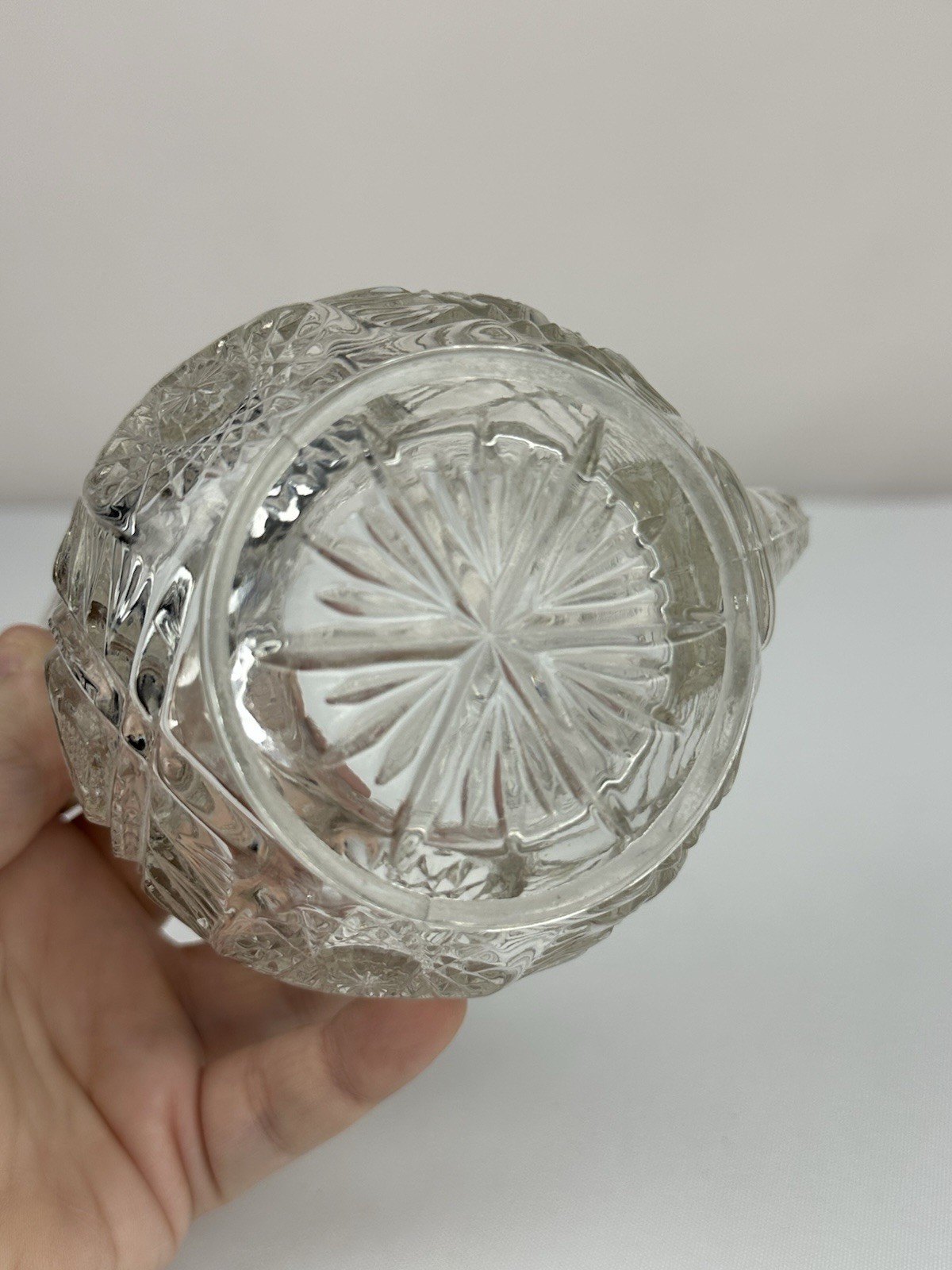 EAPG Westmoreland #228 Atlanta Star and Plume Glass Creamer