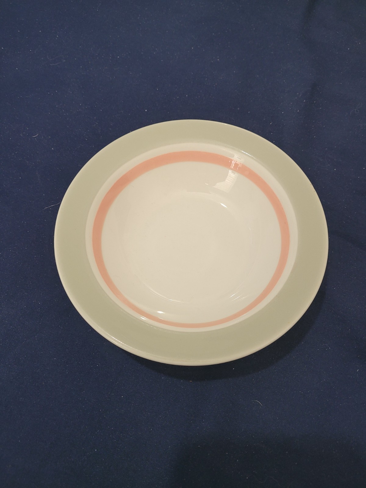 Vintage 1959 Shenango China Madoc Pink Gray Banded Diner Lot 12pc Set Or Piece
