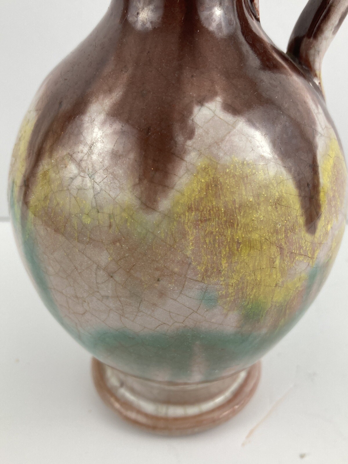 North Carolina Pottery Syrup Pitcher Jug