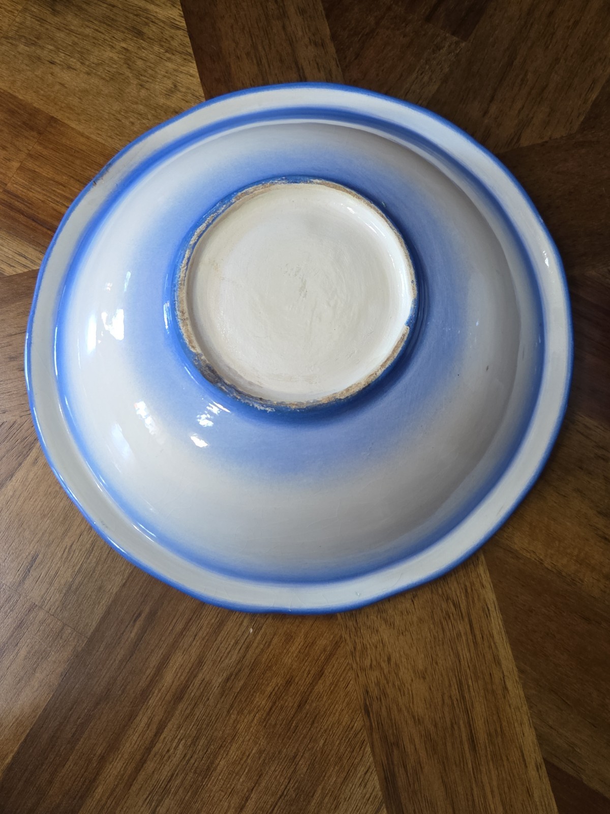 Pitcher and Bowl Set Wash Basin Blue And White Farmhouse Pottery Home Decor