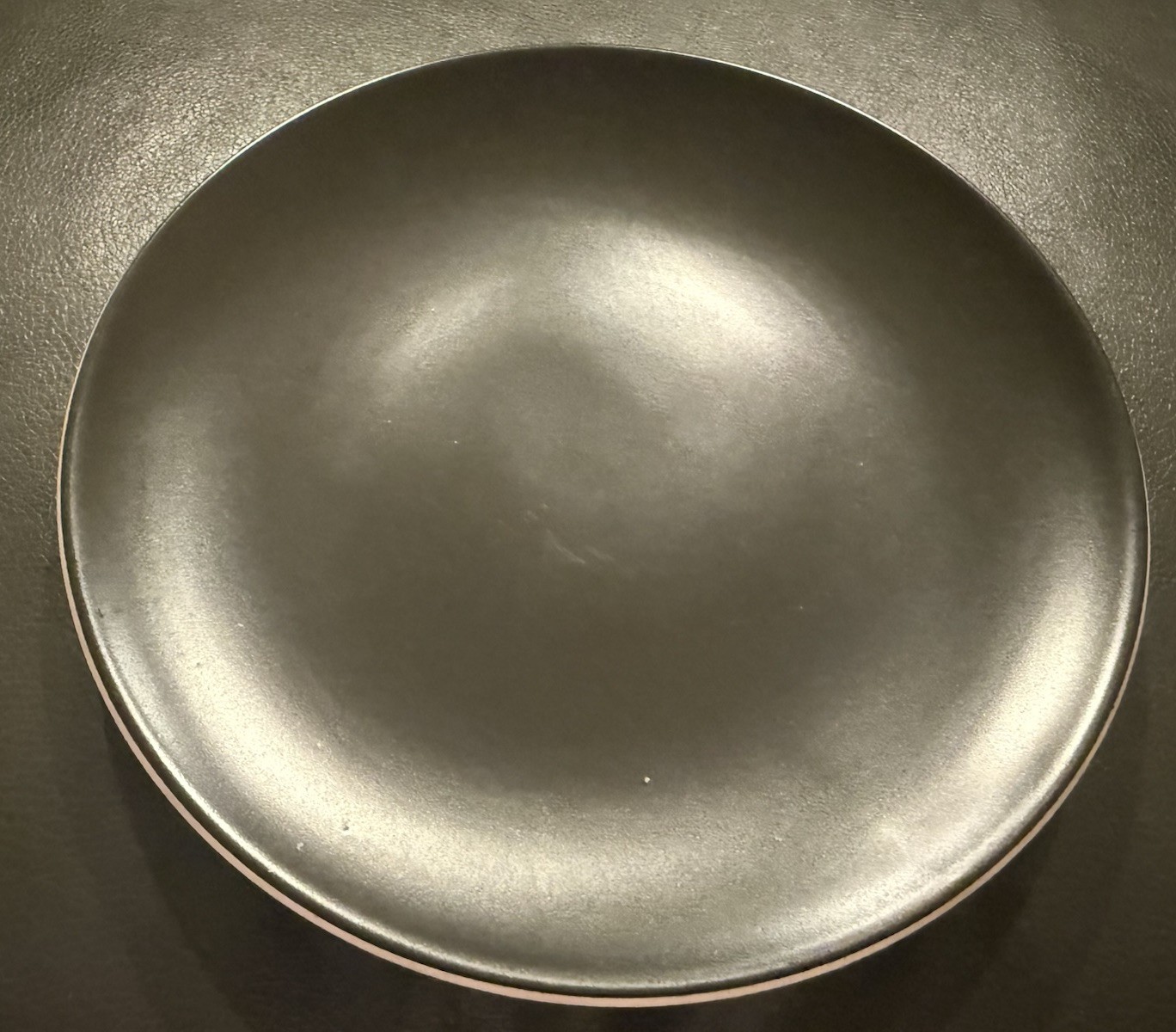 4 – Beekman Home Stoneware Contemporary Brown Salad/Dessert Plates W/Beige Trim