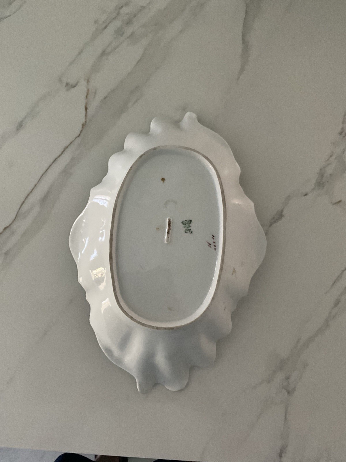 Carl Tielsch Altwasser Oval Serving Dish c1875-1914