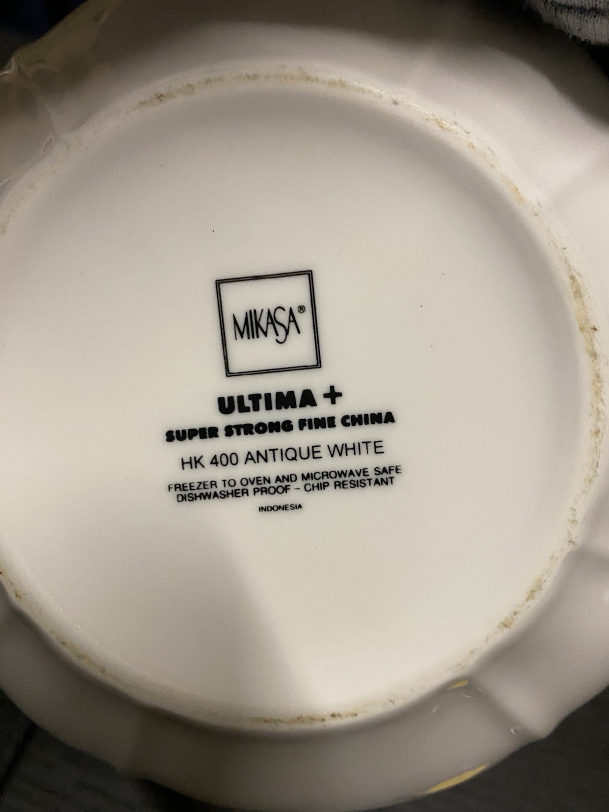 1 Mikasa Antique White Bone China Cereal Bowl 6 1/8 inches Excellent Condition!