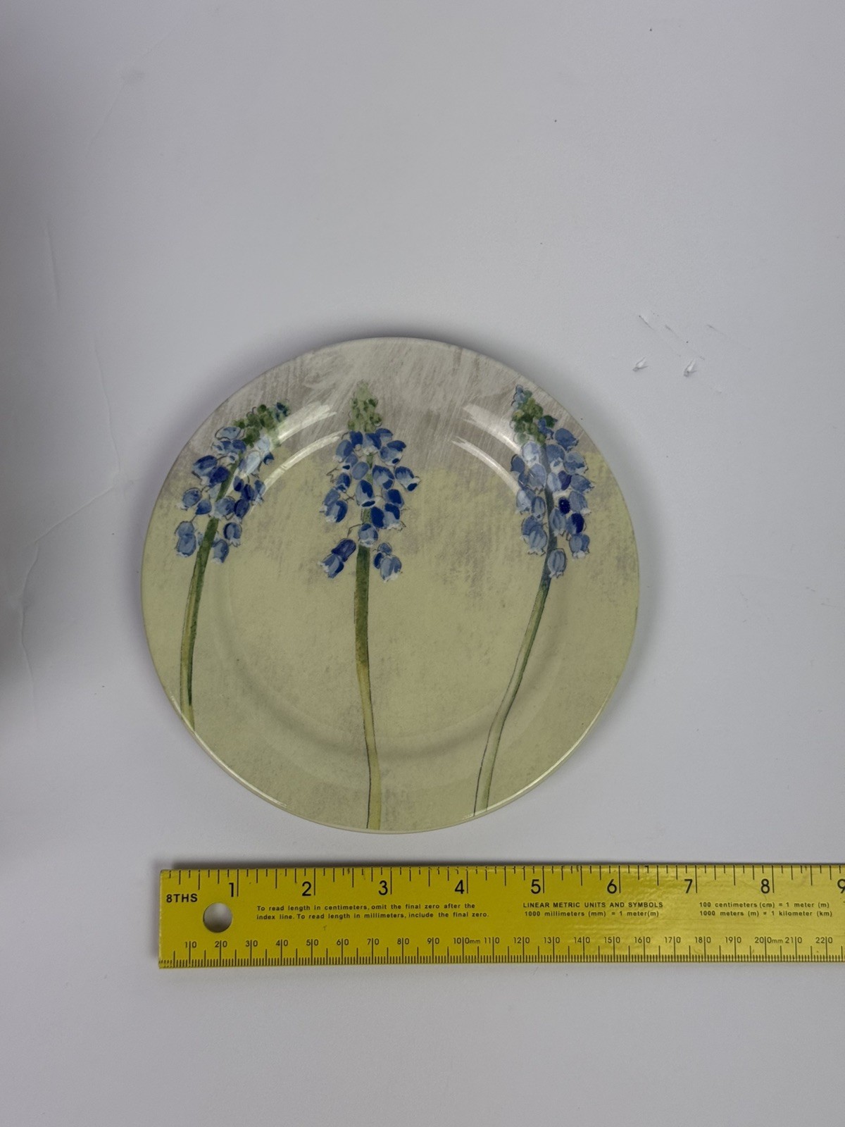 Beautiful Faiencerie De Gien Alice Bread & Butter / Canape Plate