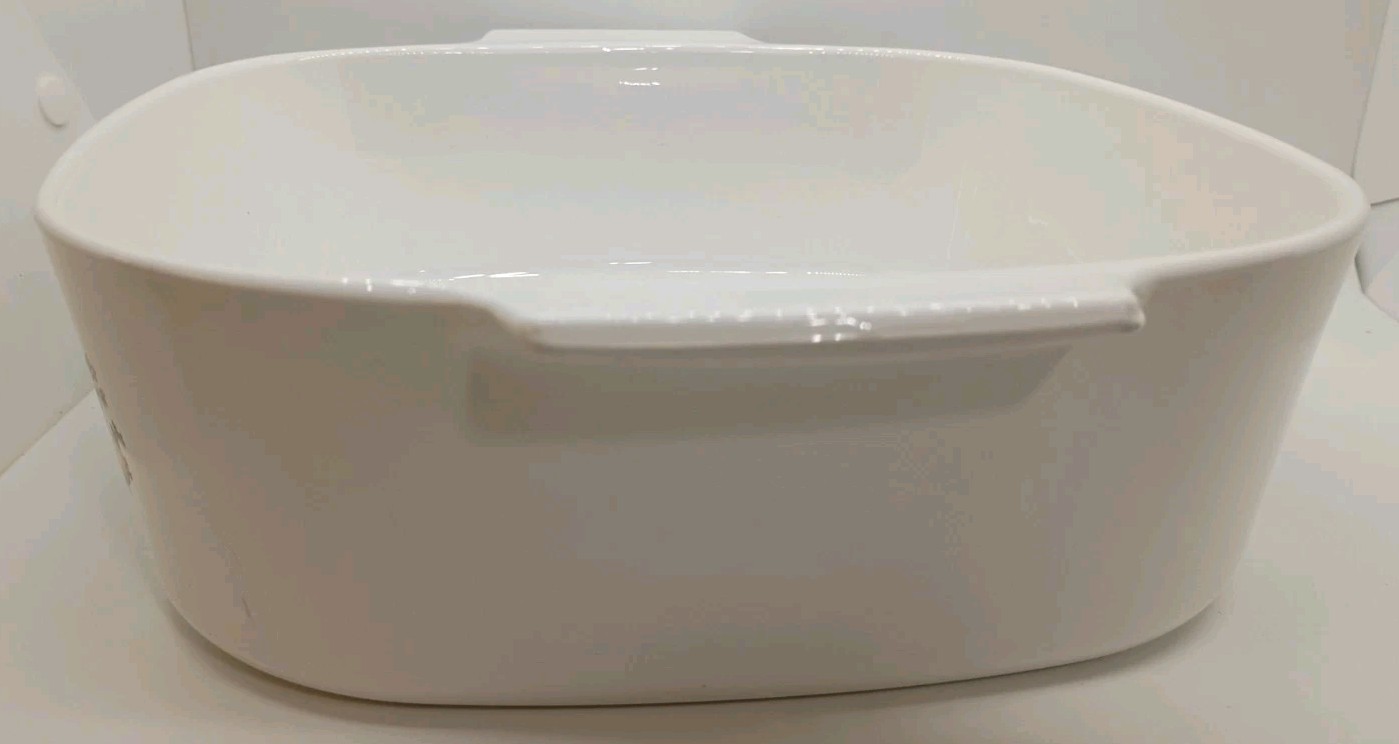 VINTAGE CORNING SPICE OF LIFE 5 QUART CASSEROLE DISH W/PYREX DOME LID DUTCH OVEN