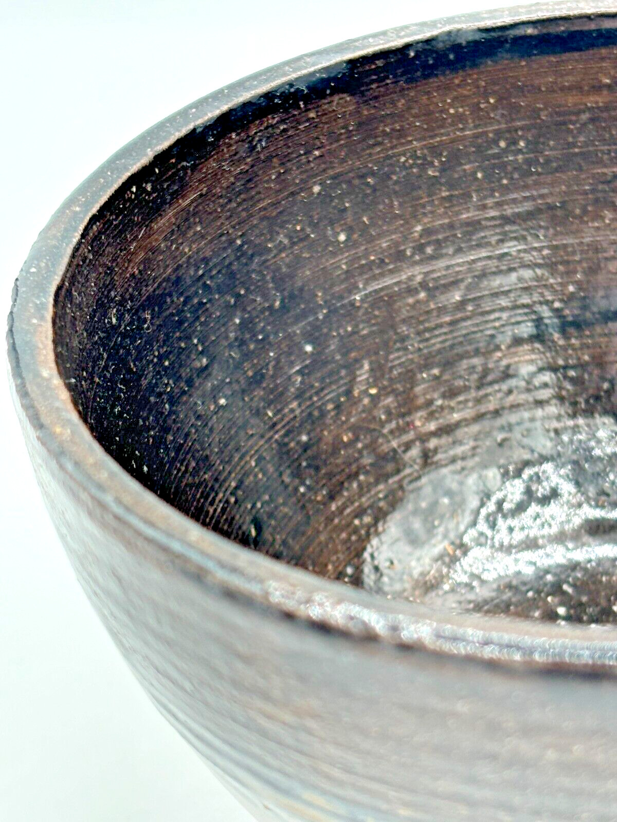 Stoneware Snack Bowls Firewood Kiln Glaze Set of 3 Wheel Thrown Studio Art