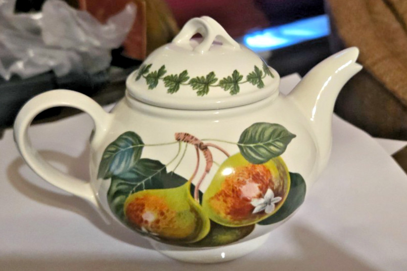 VINTAGE PORTMEIRION POMONA TEAPOT TEINTON SQUASH PEAR IOB England