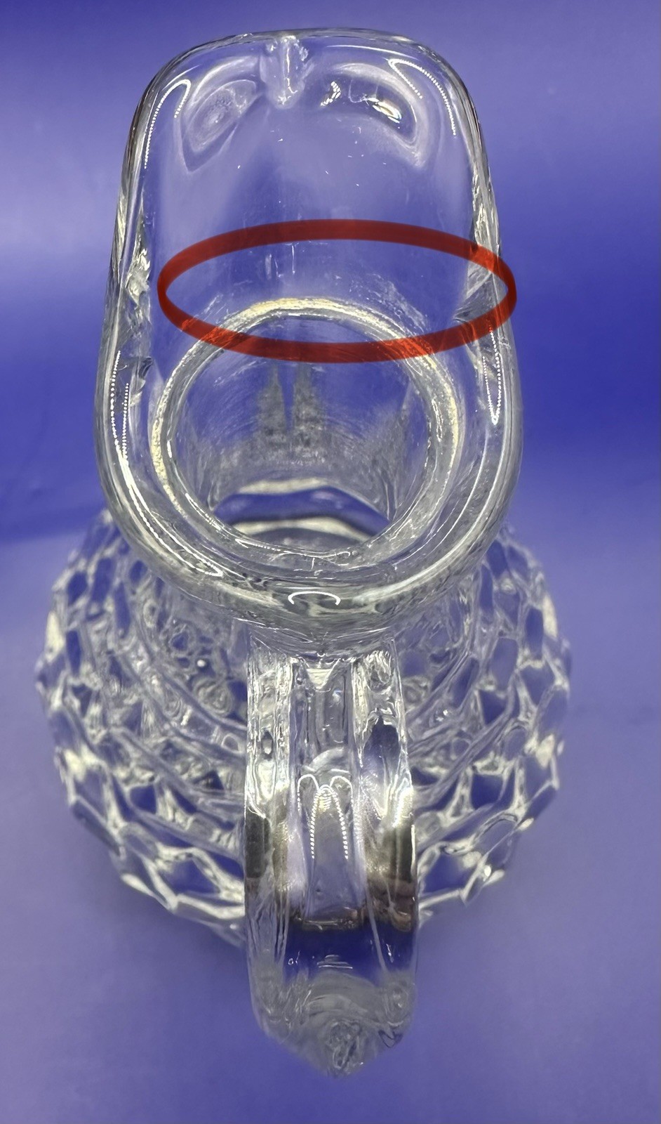 1 Set Of Fostoria American Clear 7 Piece Cloverleaf Condiment Set Used- Read-