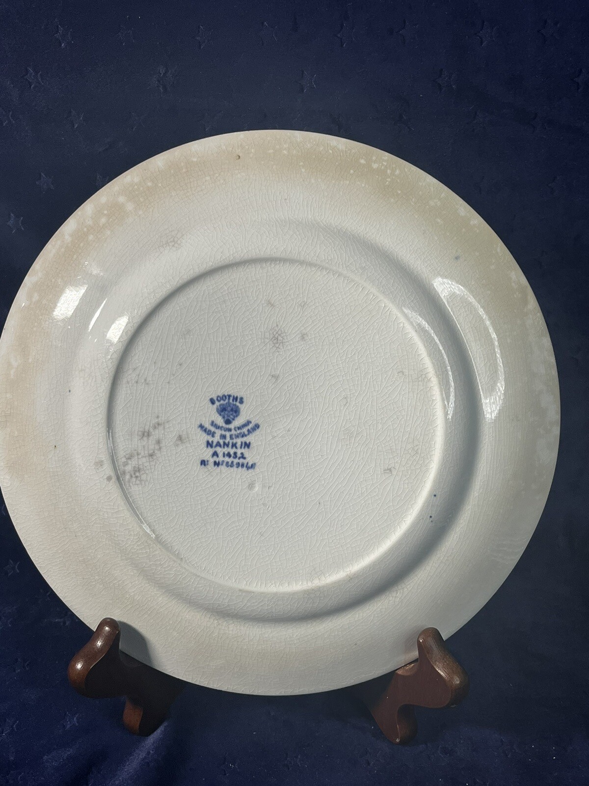 BOOTHS Vintage Set Of 6~7 7/8” Salad Plates NANKIN pattern English Silicon China