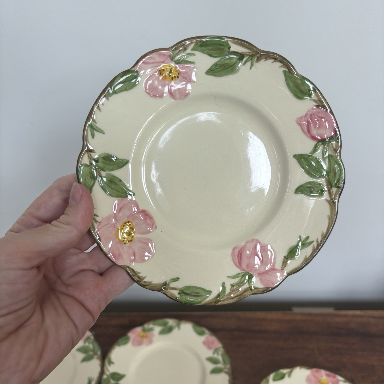 Franciscan Desert Rose Bread And Butter Plate 6 1/2″ – Set of 8 – Made in USA
