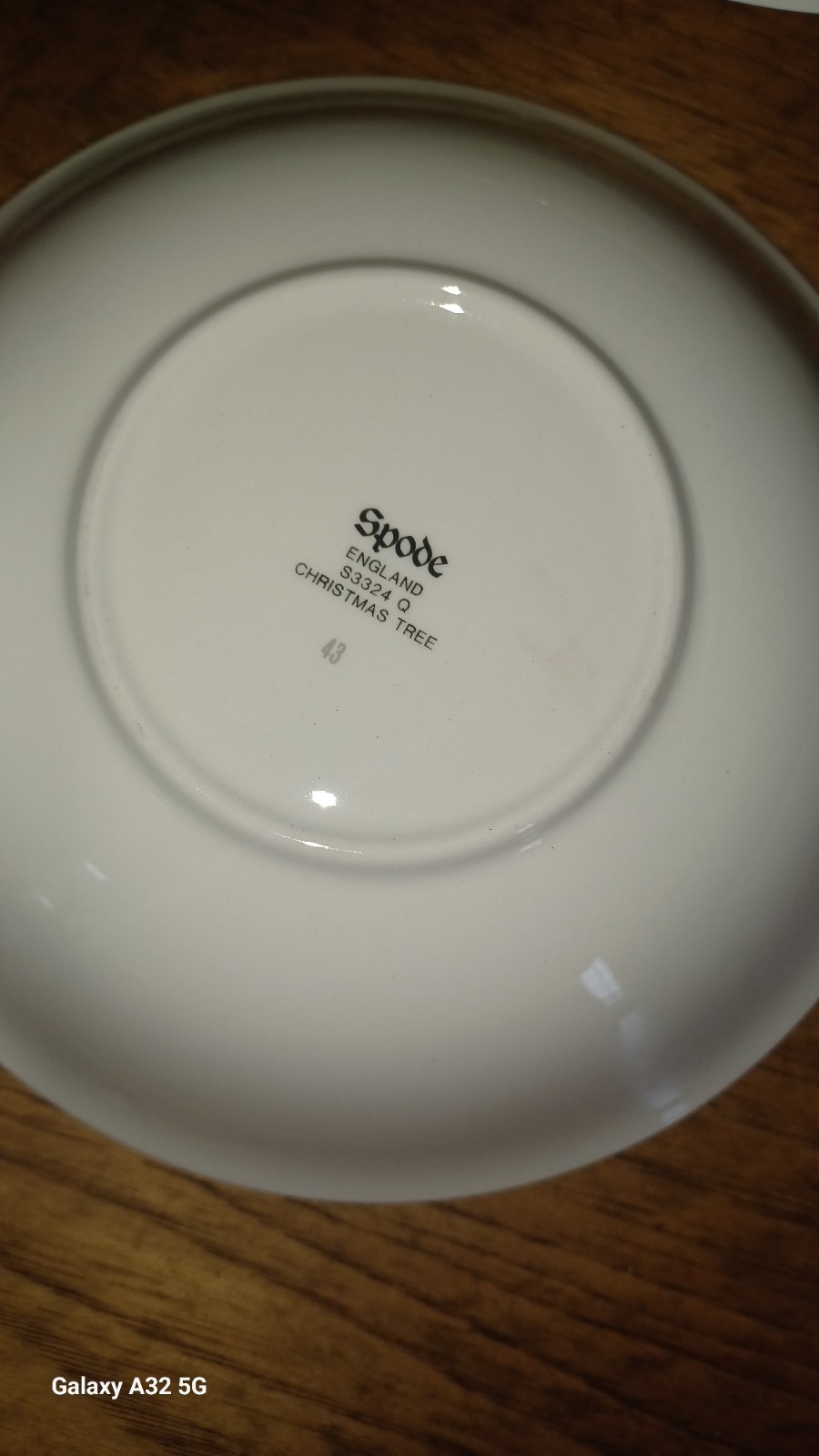 Set Of 4 Spode Christmas Tree 6-1/4″ Holiday Cereal Soup Bowl Made in England