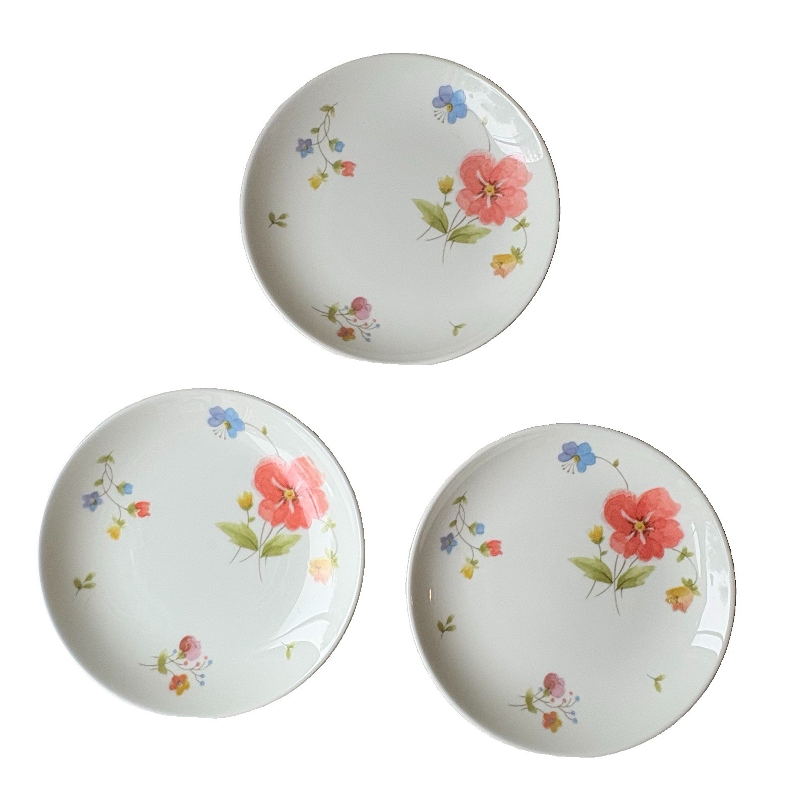 (3) Mikasa Just Flowers Coasters A4-182 Coaster Desert Mini Plates 5 in Japan