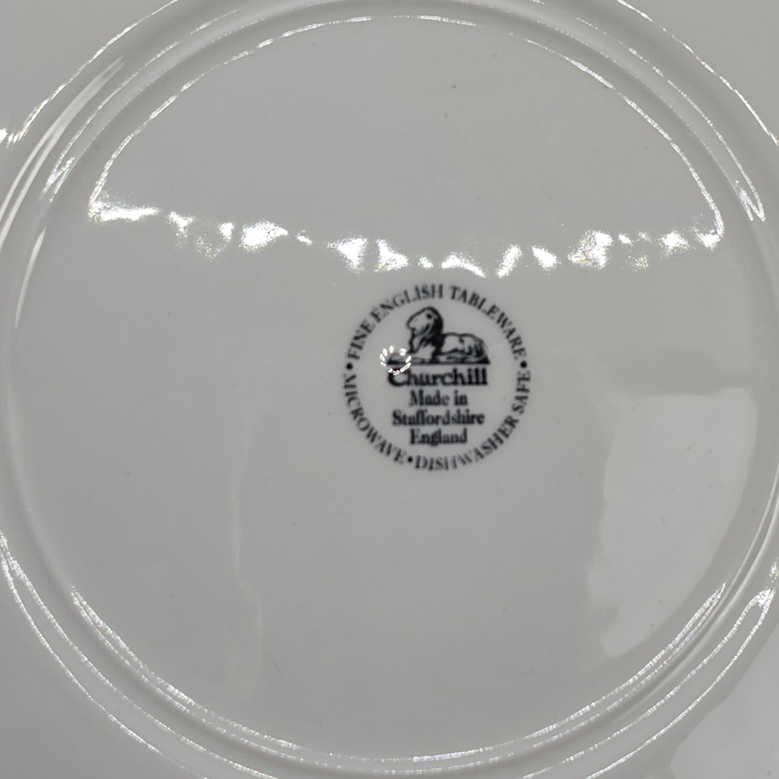 Set of 4 Churchill Blue Willow Dinner Plates 10.25 In England Chinoiserie