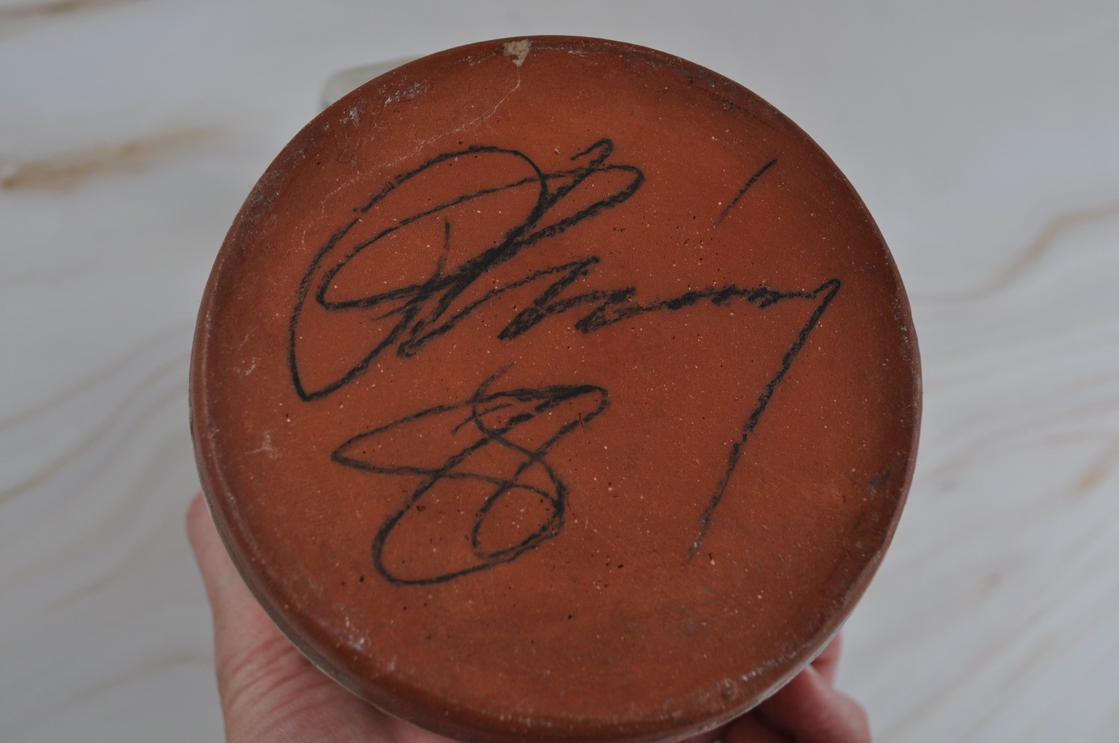 Vintage Tom Phinney Ceramic Abstract Pitched Signed 1988