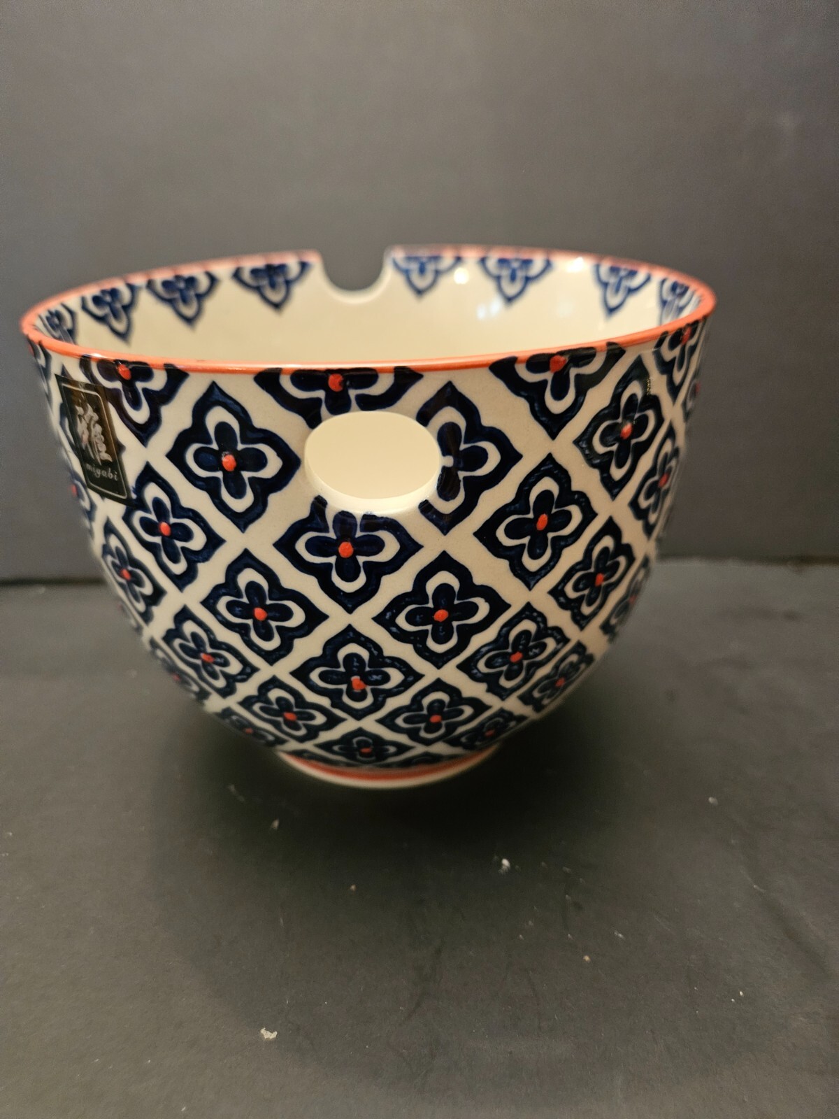 Yokohama Studio Hand Painted Ceramic Noodle Bowl