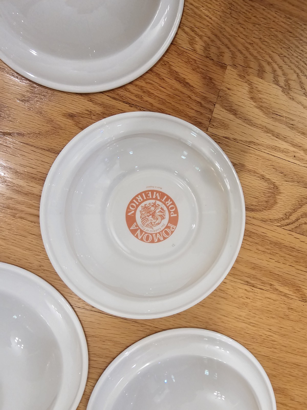 Portmeirion Pomona No Border Fruit 6.75″ Cereal Fruit Bowls Set Of 6 EUC Retired
