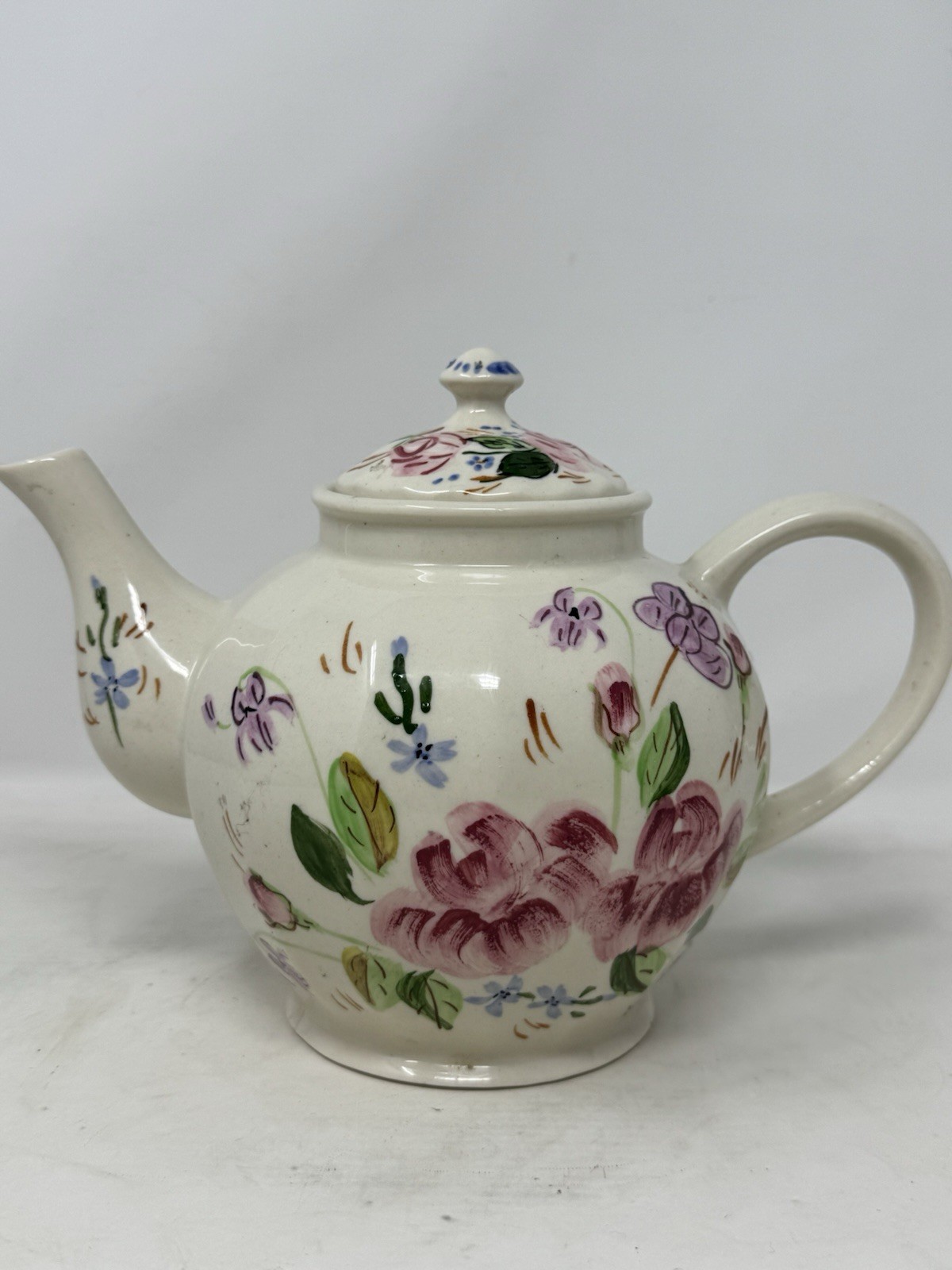 blue ridge southern pottery teapot hand painted VHTF RaRe made in usa vintage
