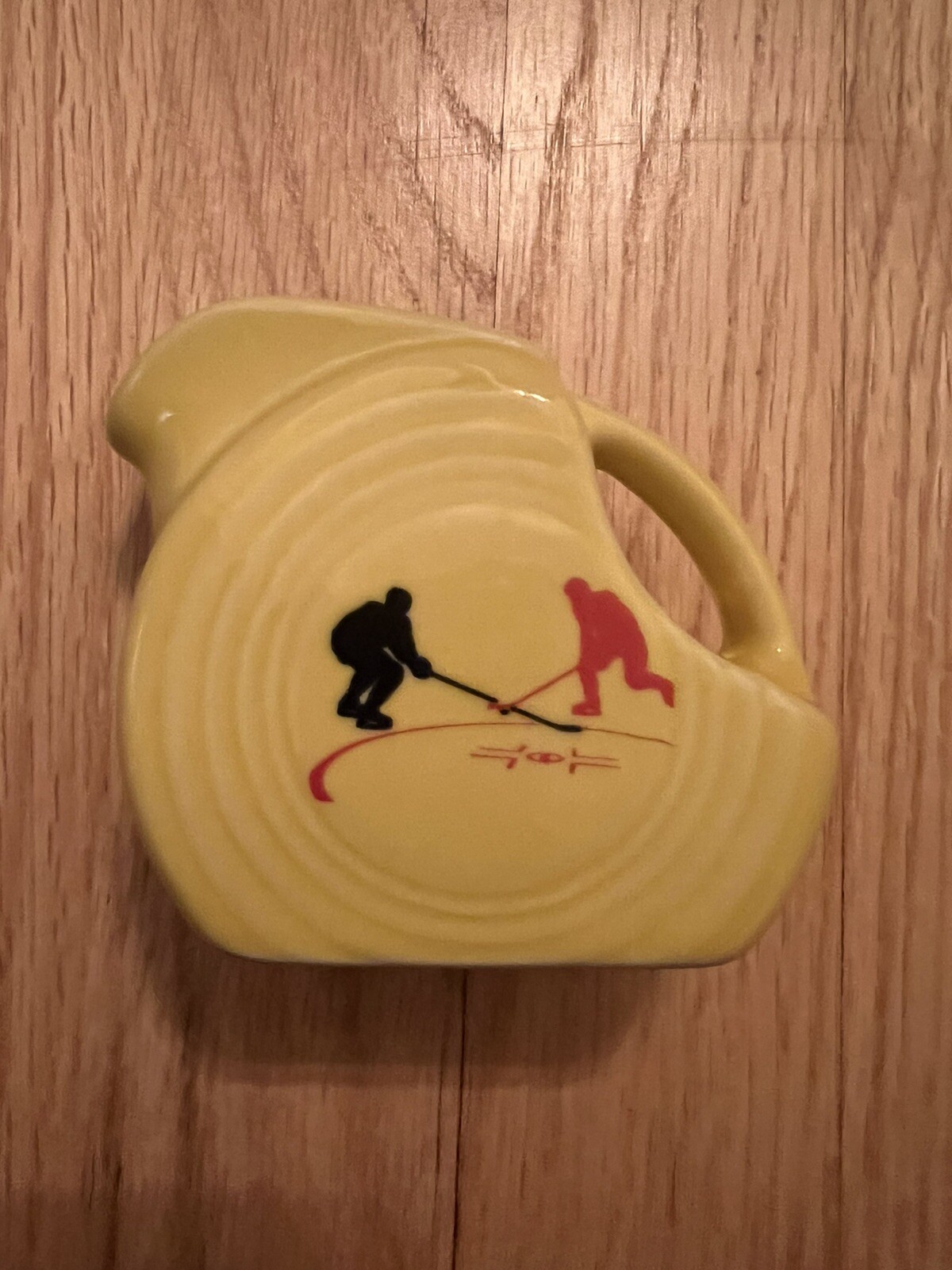 Fiesta ®️ Exclusive Hockey Mini Disc Disk Pitcher Creamer SUNFLOWER